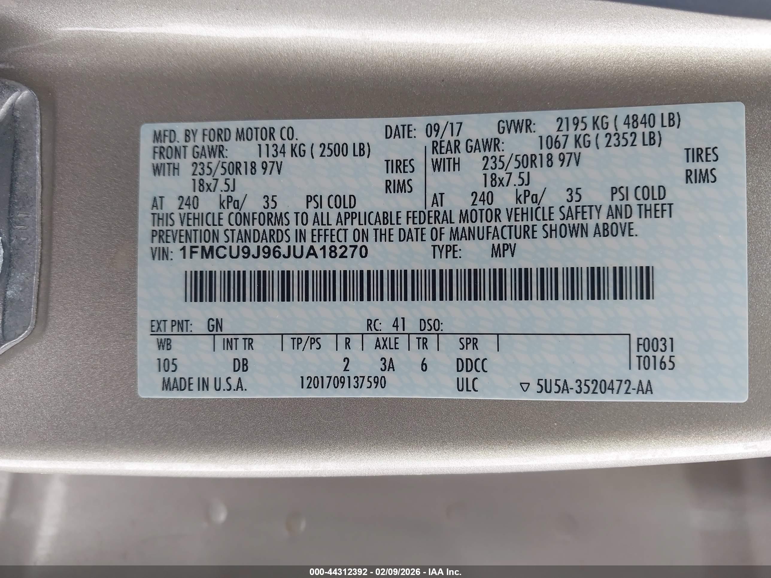 FORD ESCAPE image 9