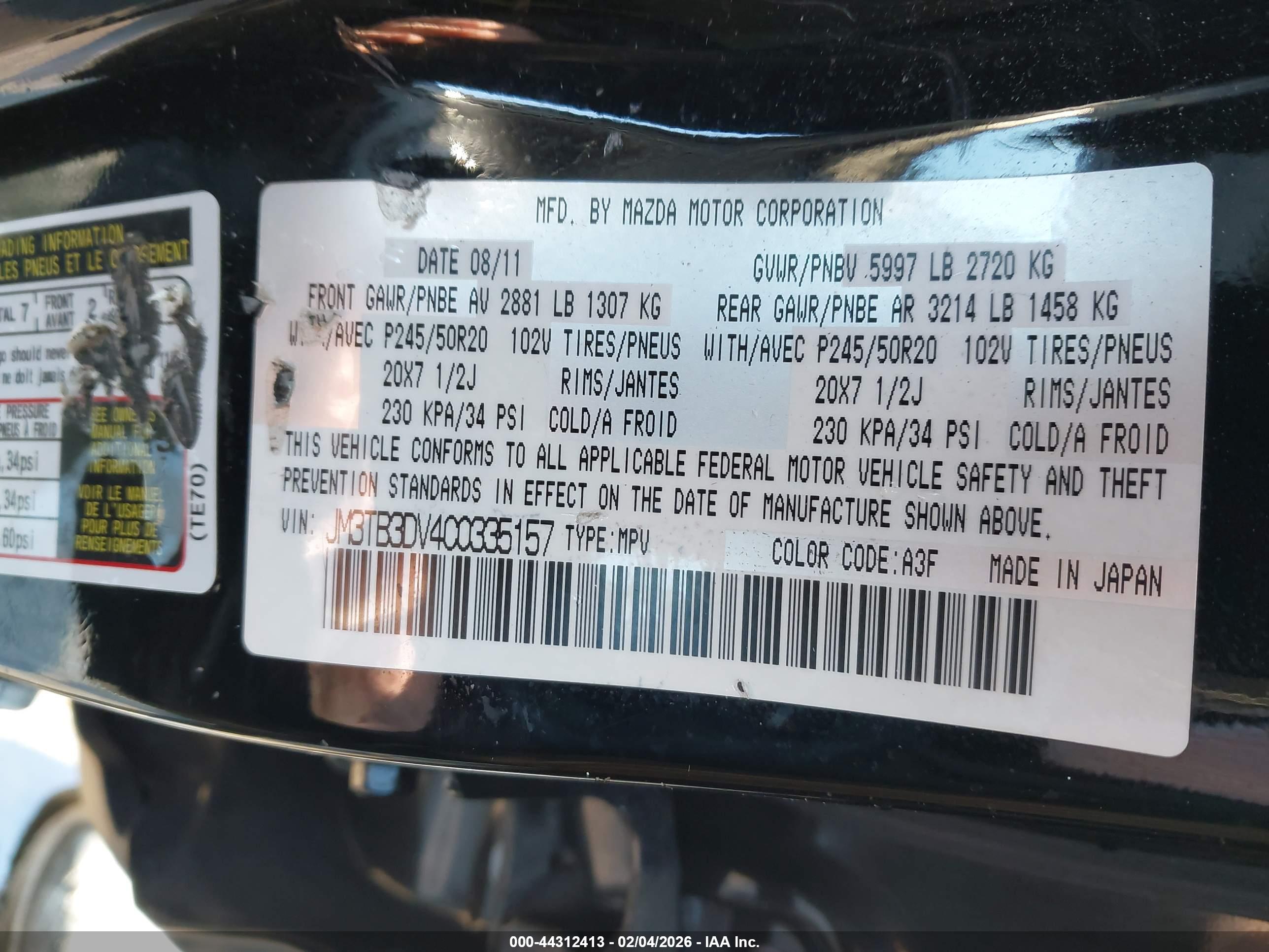 MAZDA CX-9 image 9