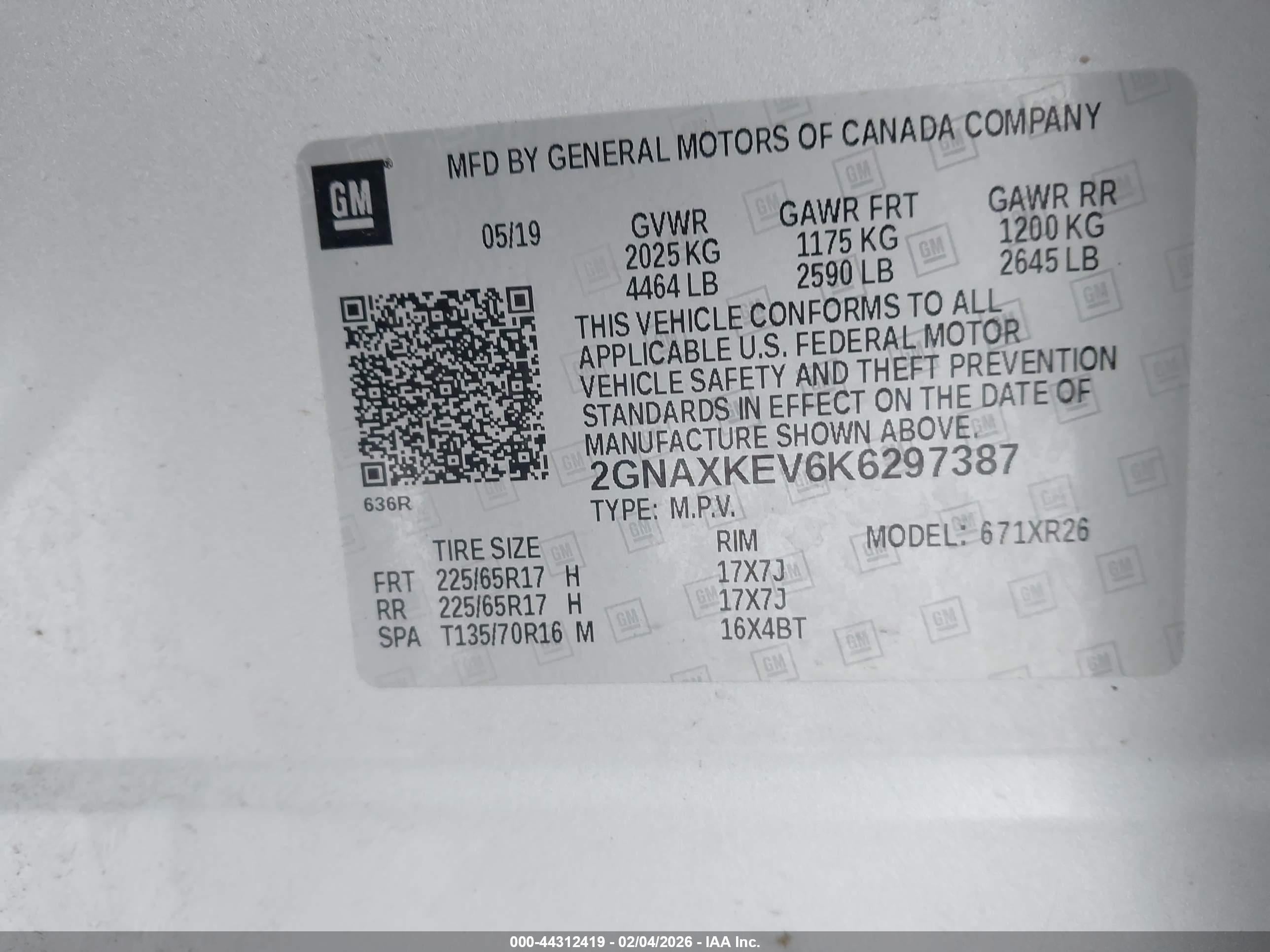 CHEVROLET EQUINOX image 9