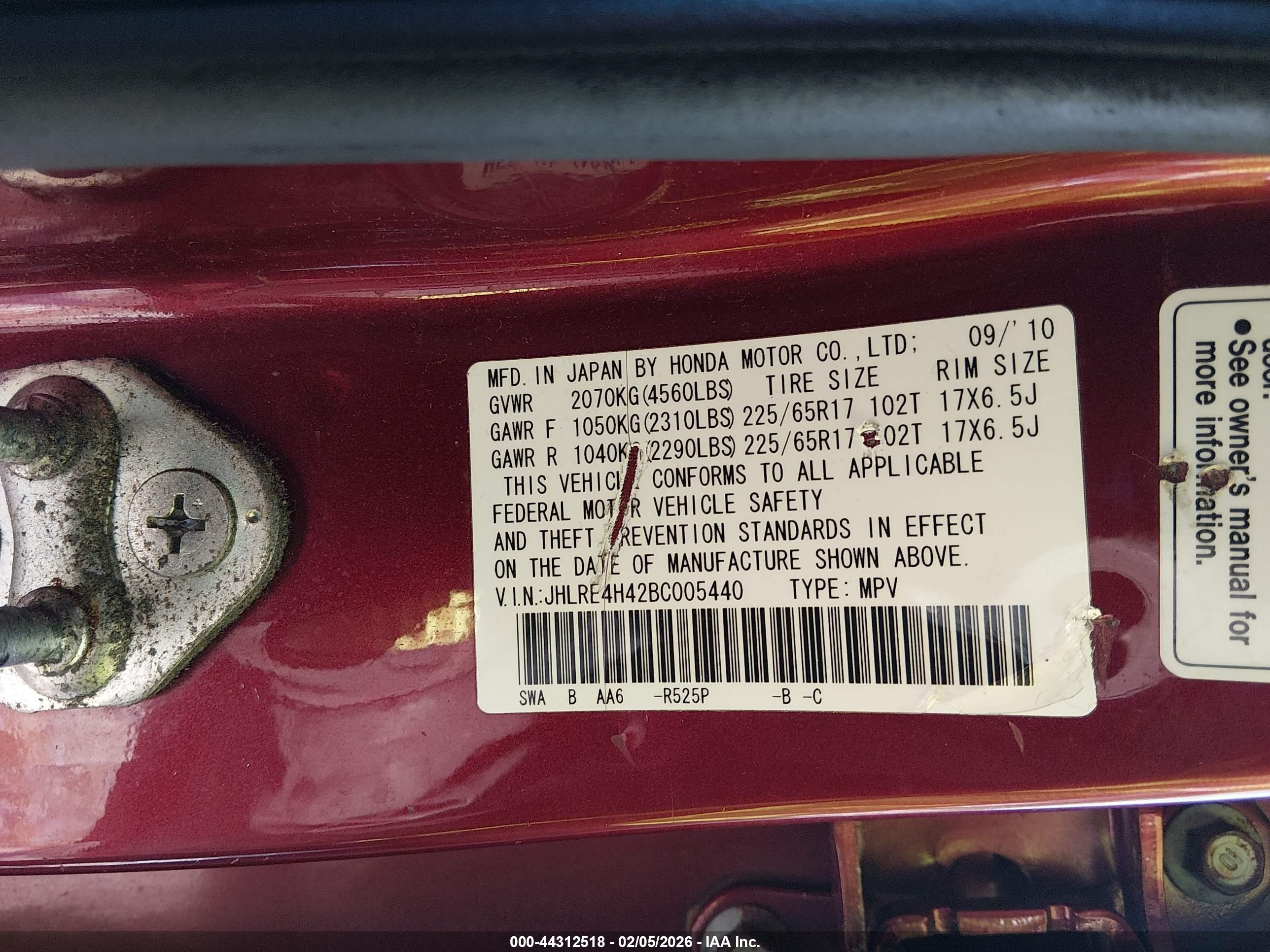HONDA CR-V image 9