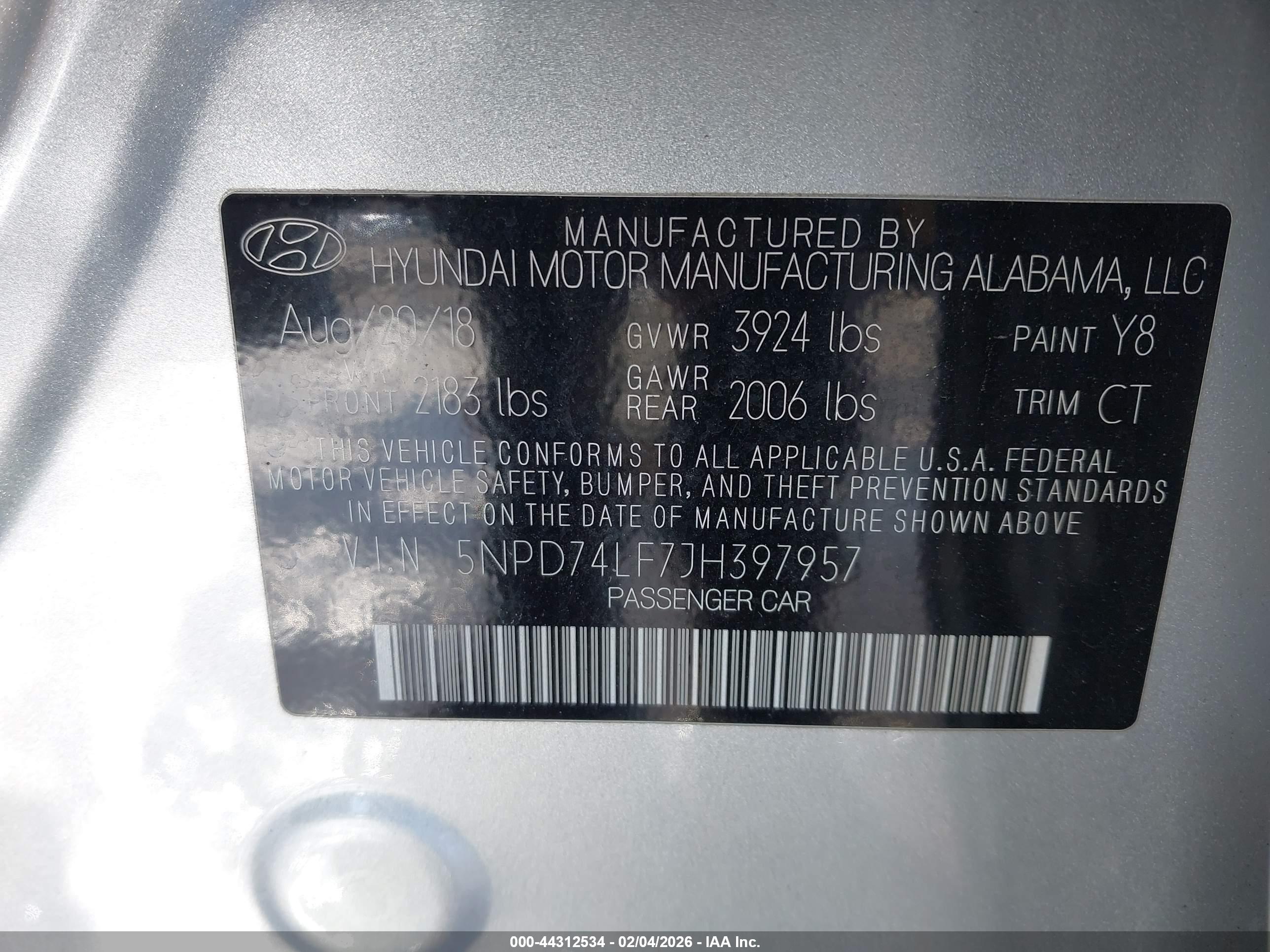 HYUNDAI ELANTRA image 9