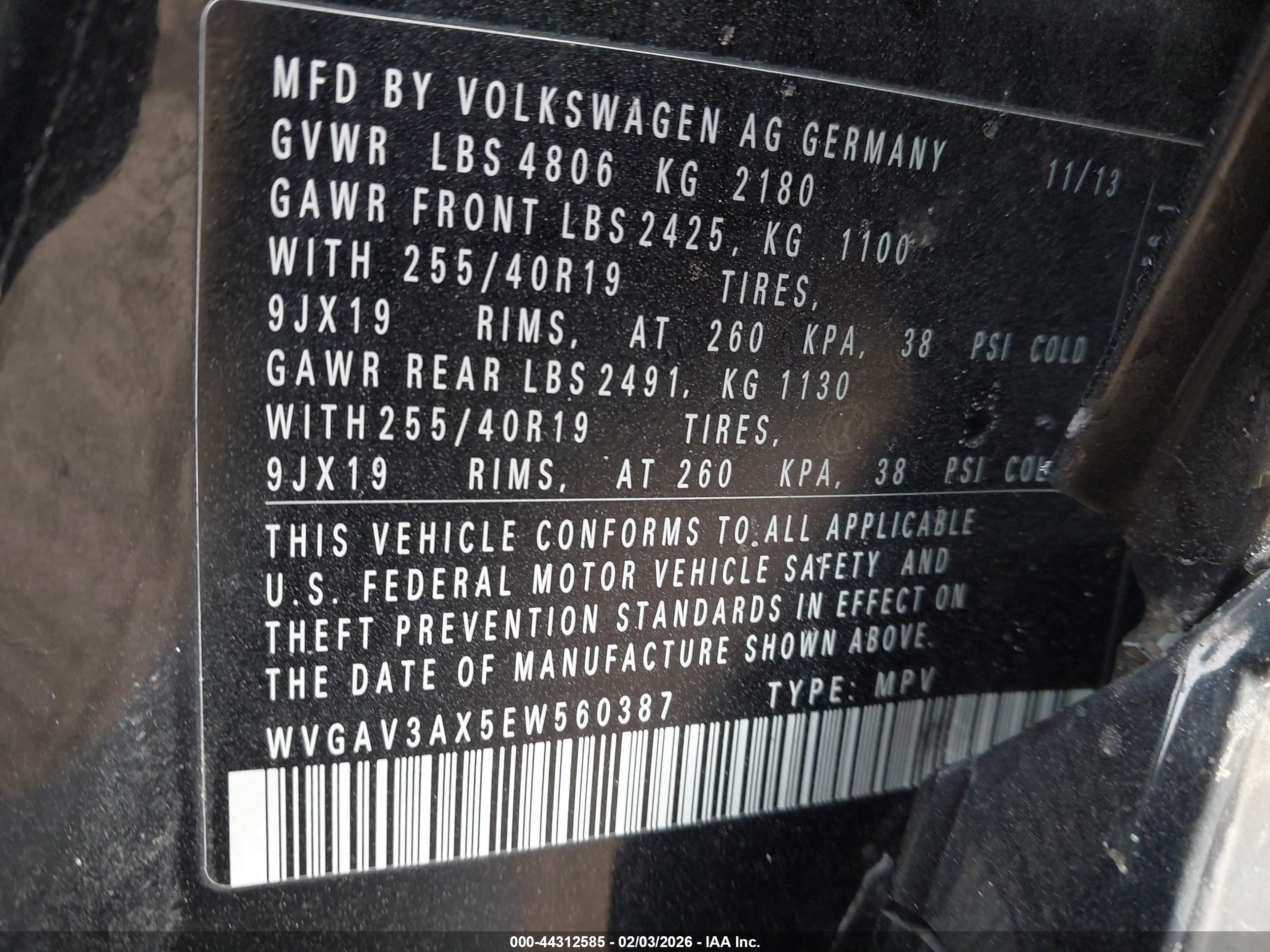 VOLKSWAGEN TIGUAN image 9