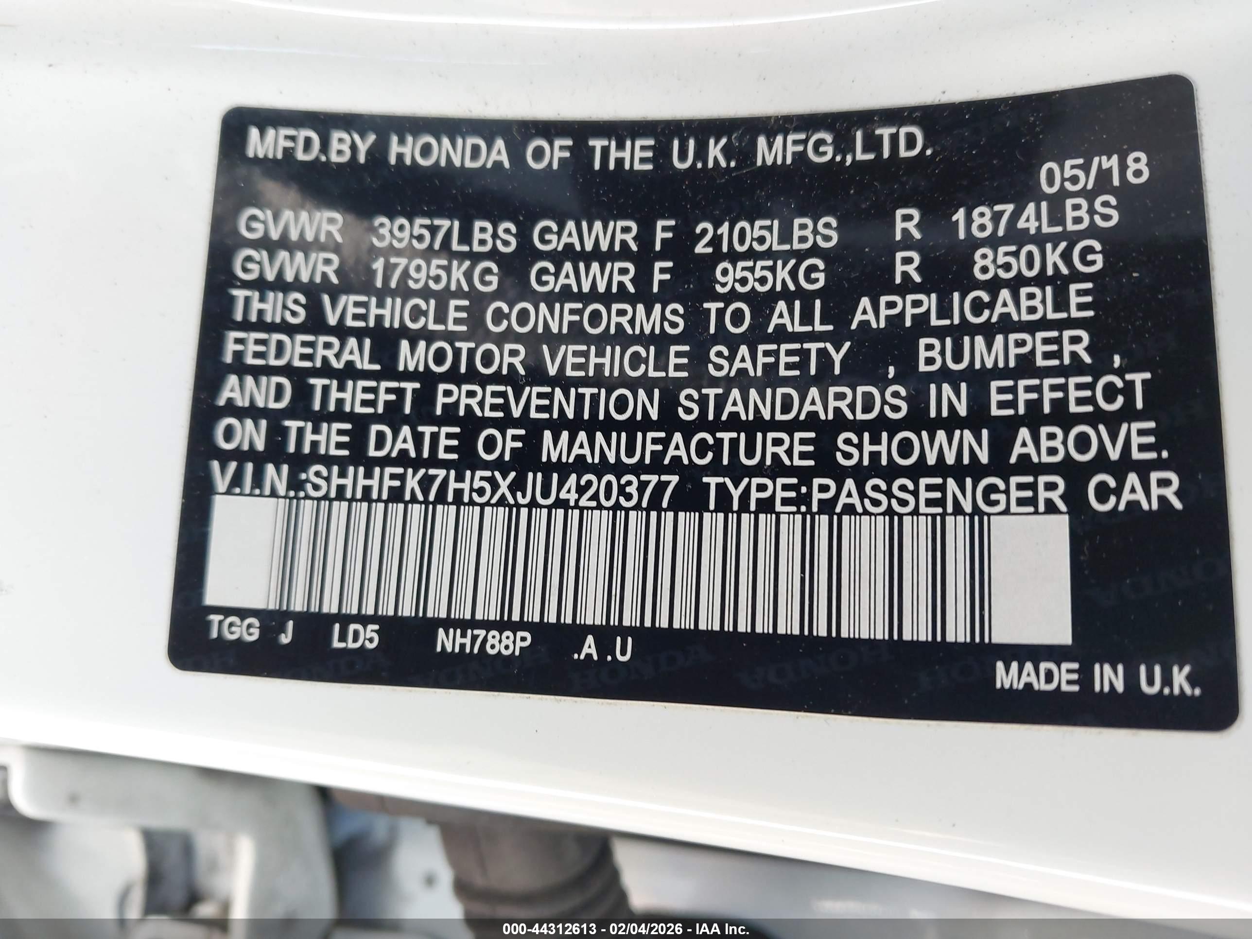 HONDA CIVIC image 9