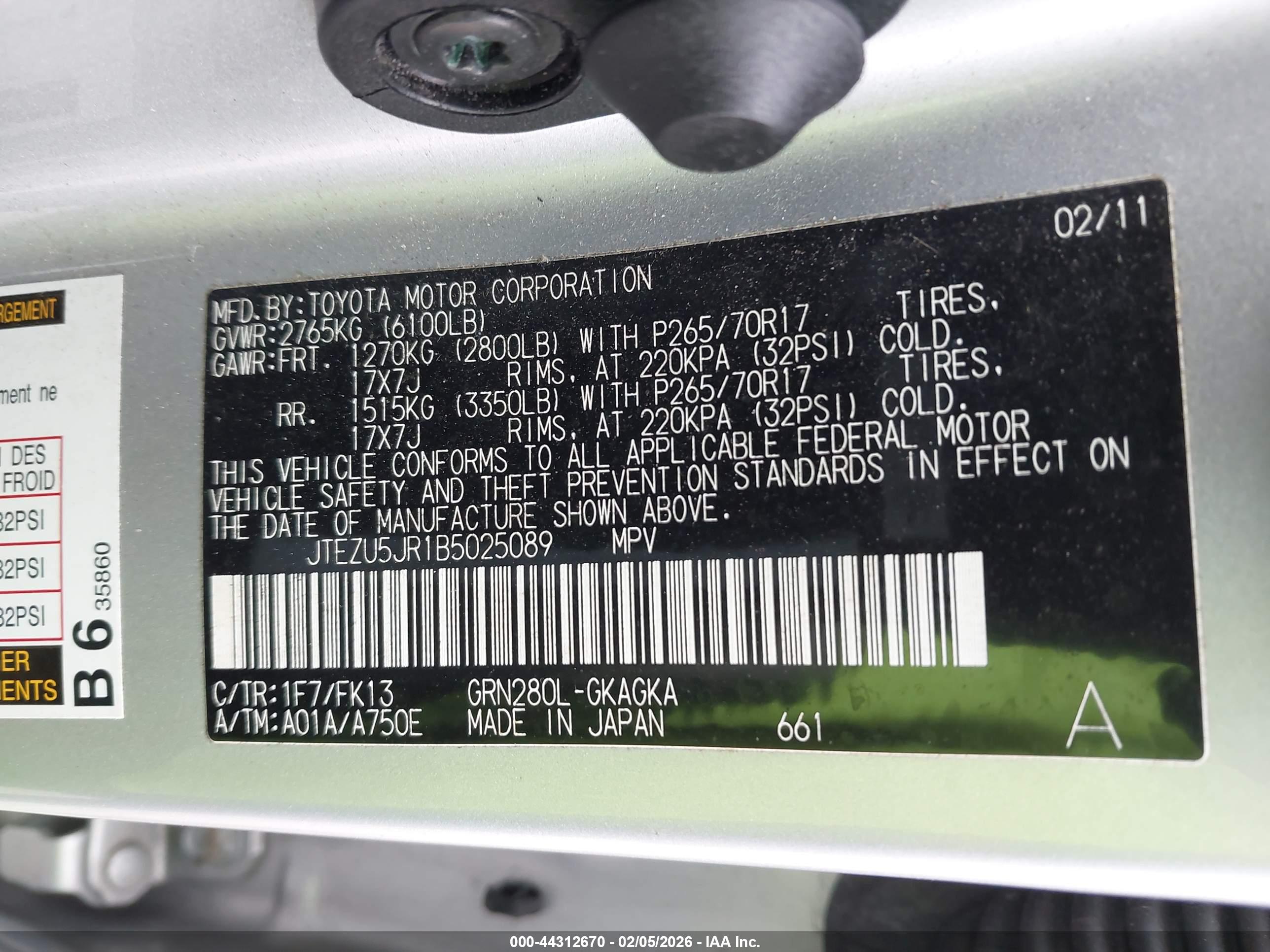 TOYOTA 4RUNNER image 9