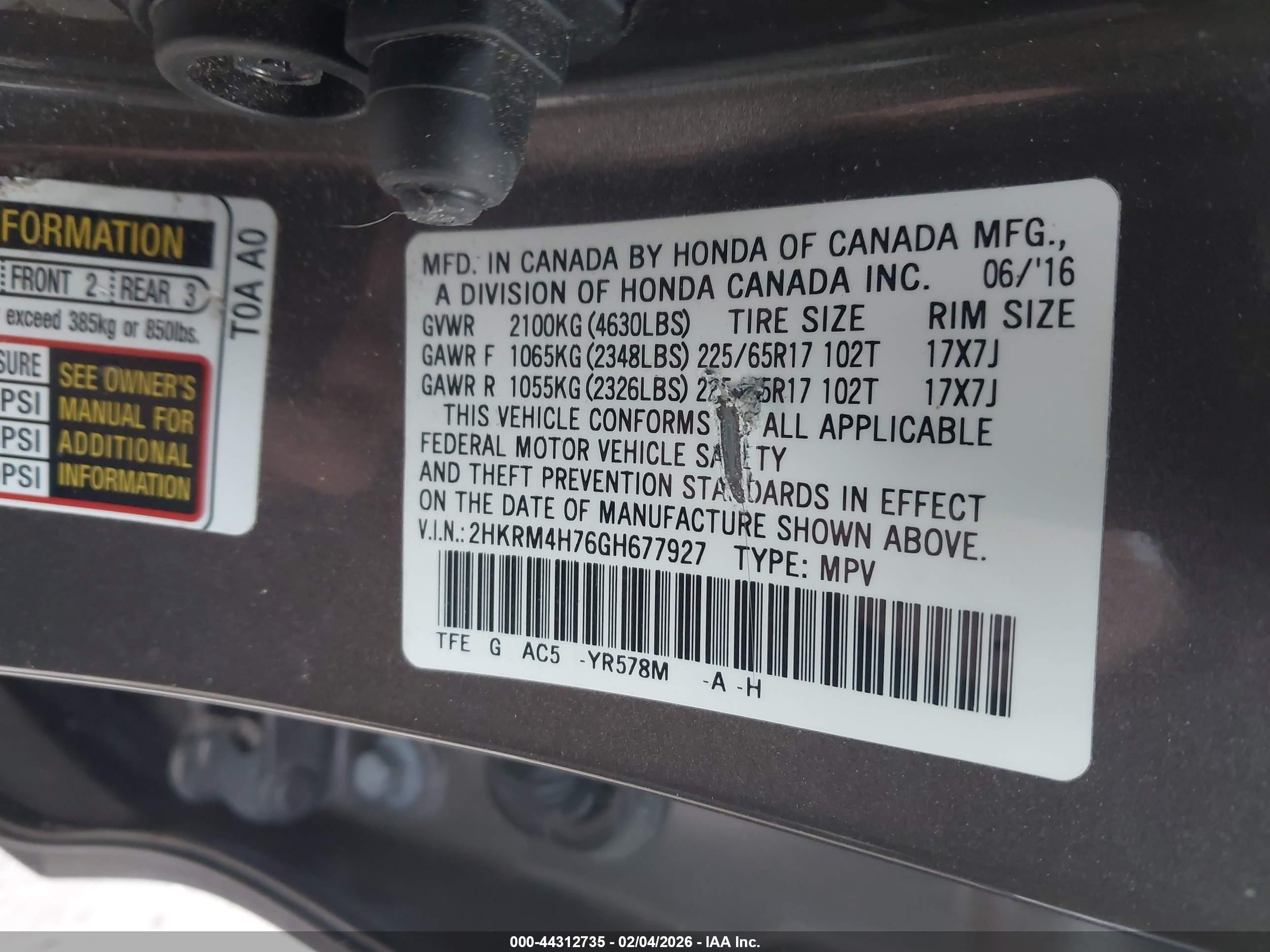 HONDA CR-V image 9