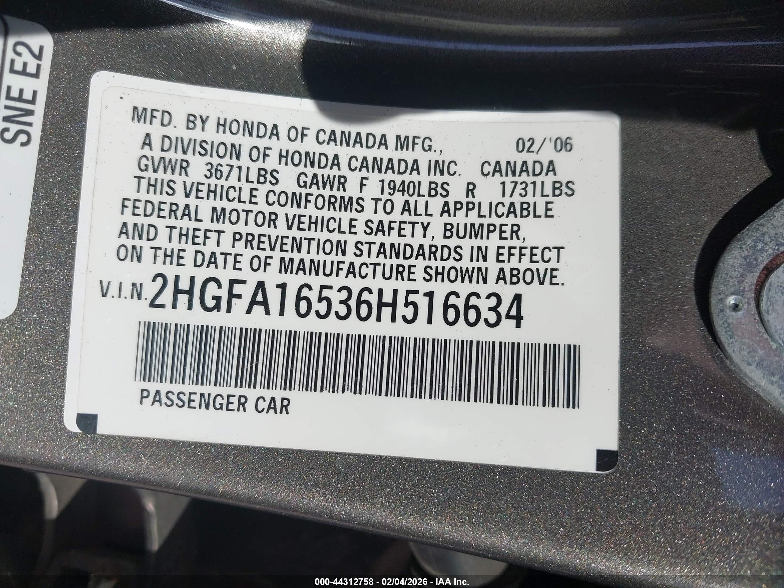 HONDA CIVIC image 9