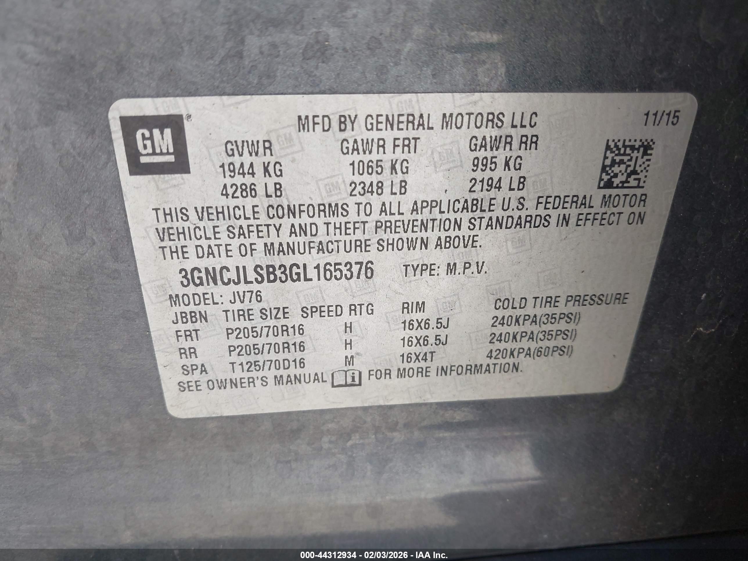 CHEVROLET TRAX image 9