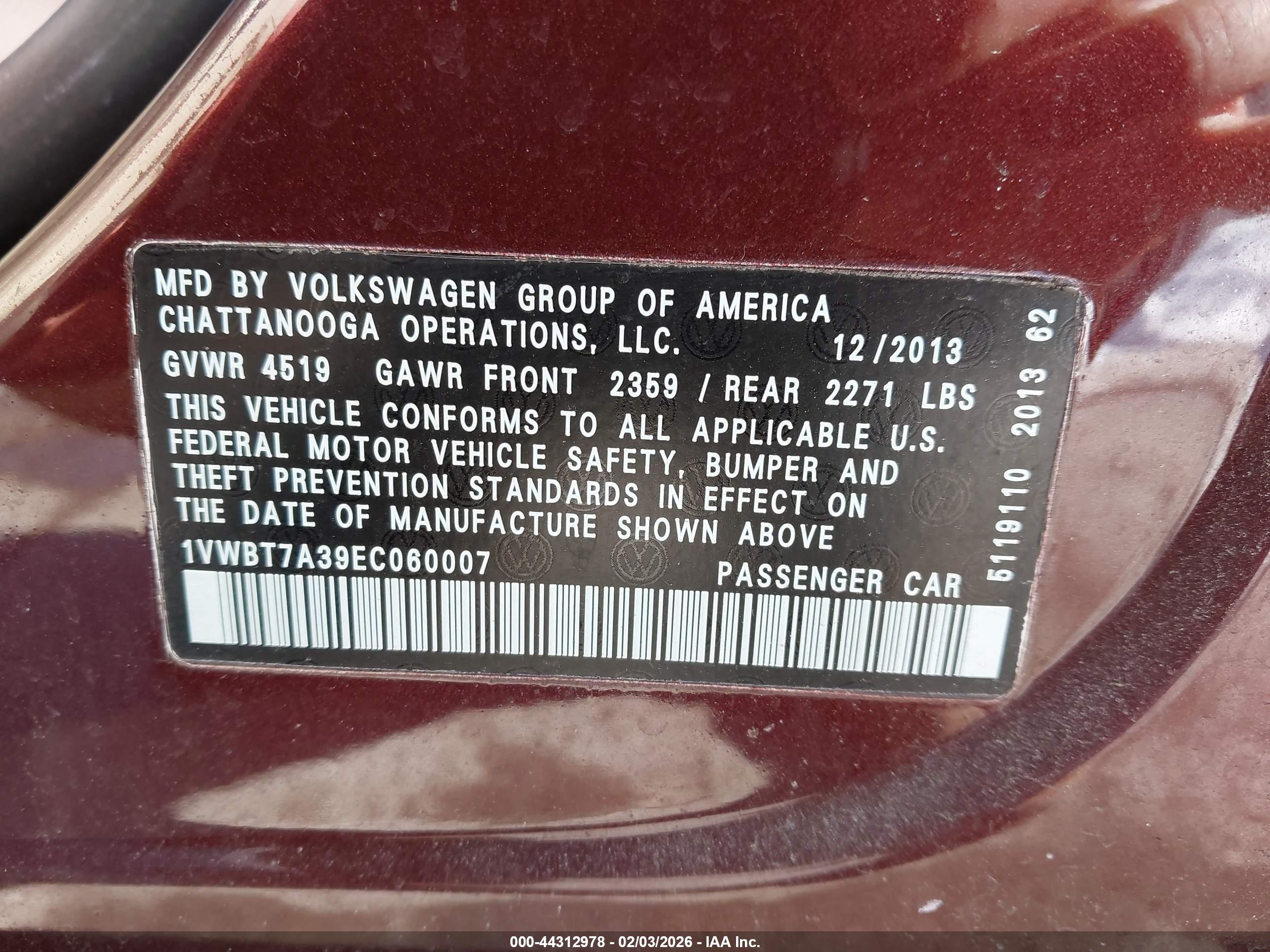 VOLKSWAGEN PASSAT image 9