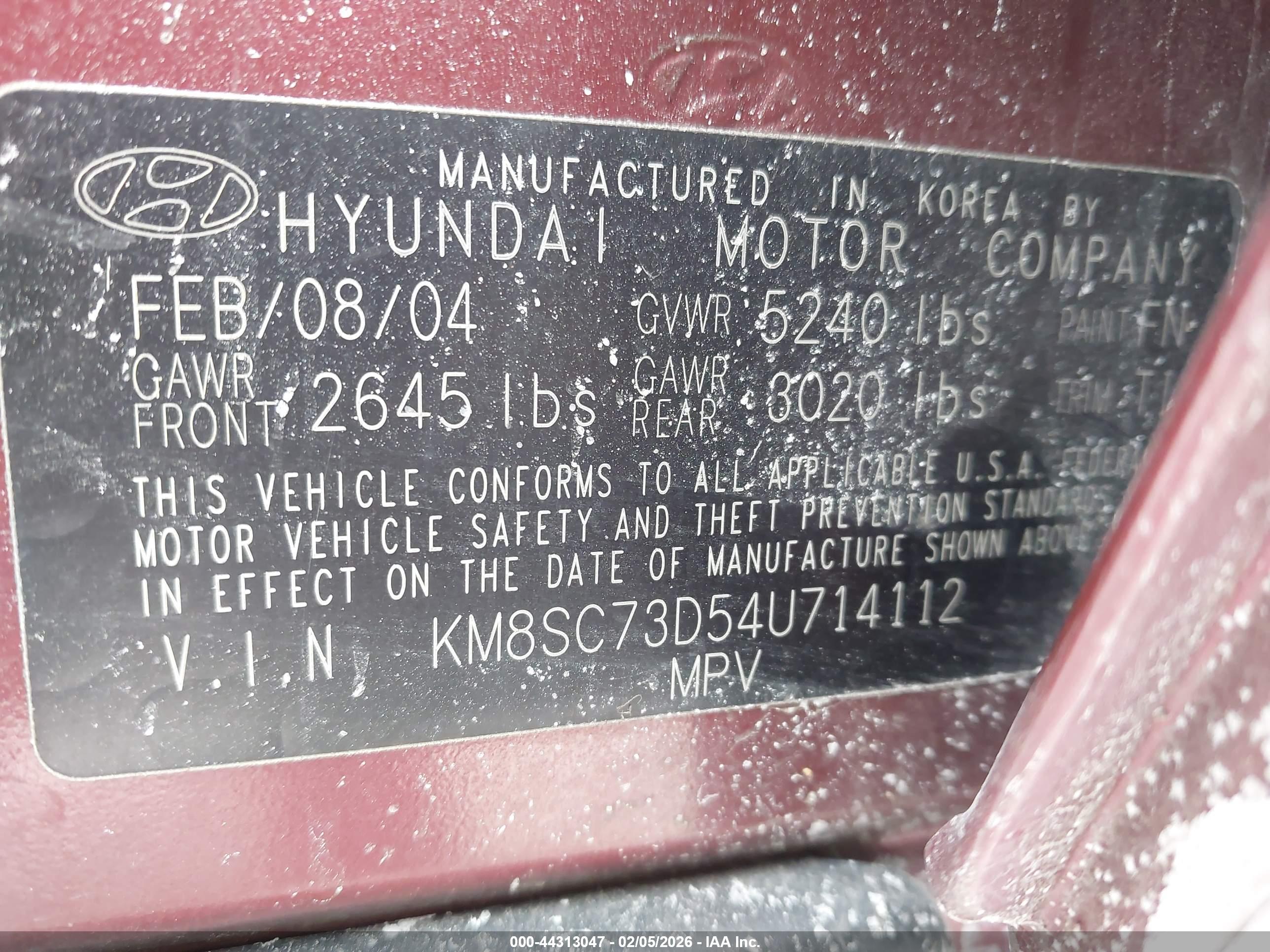 HYUNDAI SANTA image 9