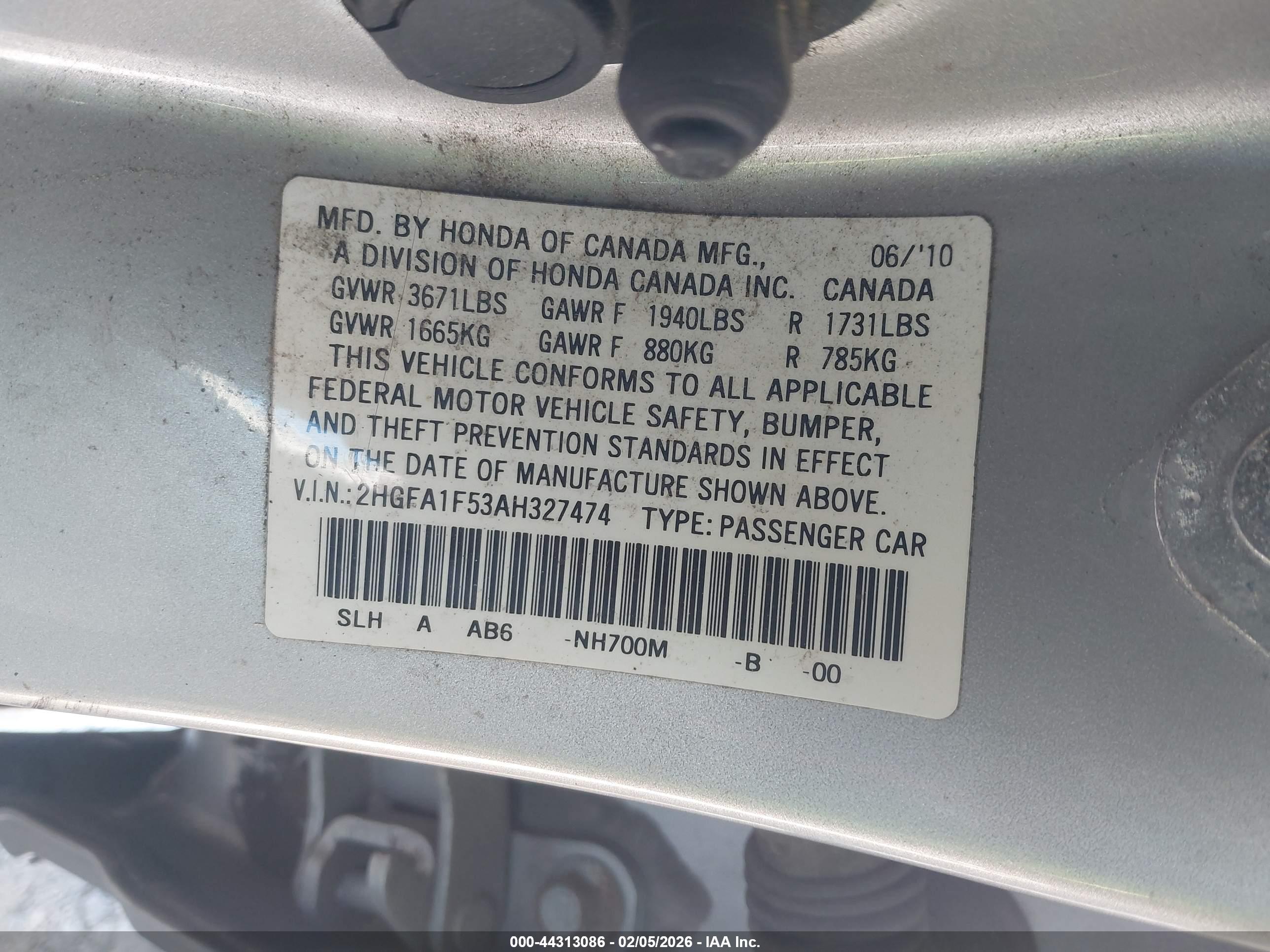 HONDA CIVIC image 9