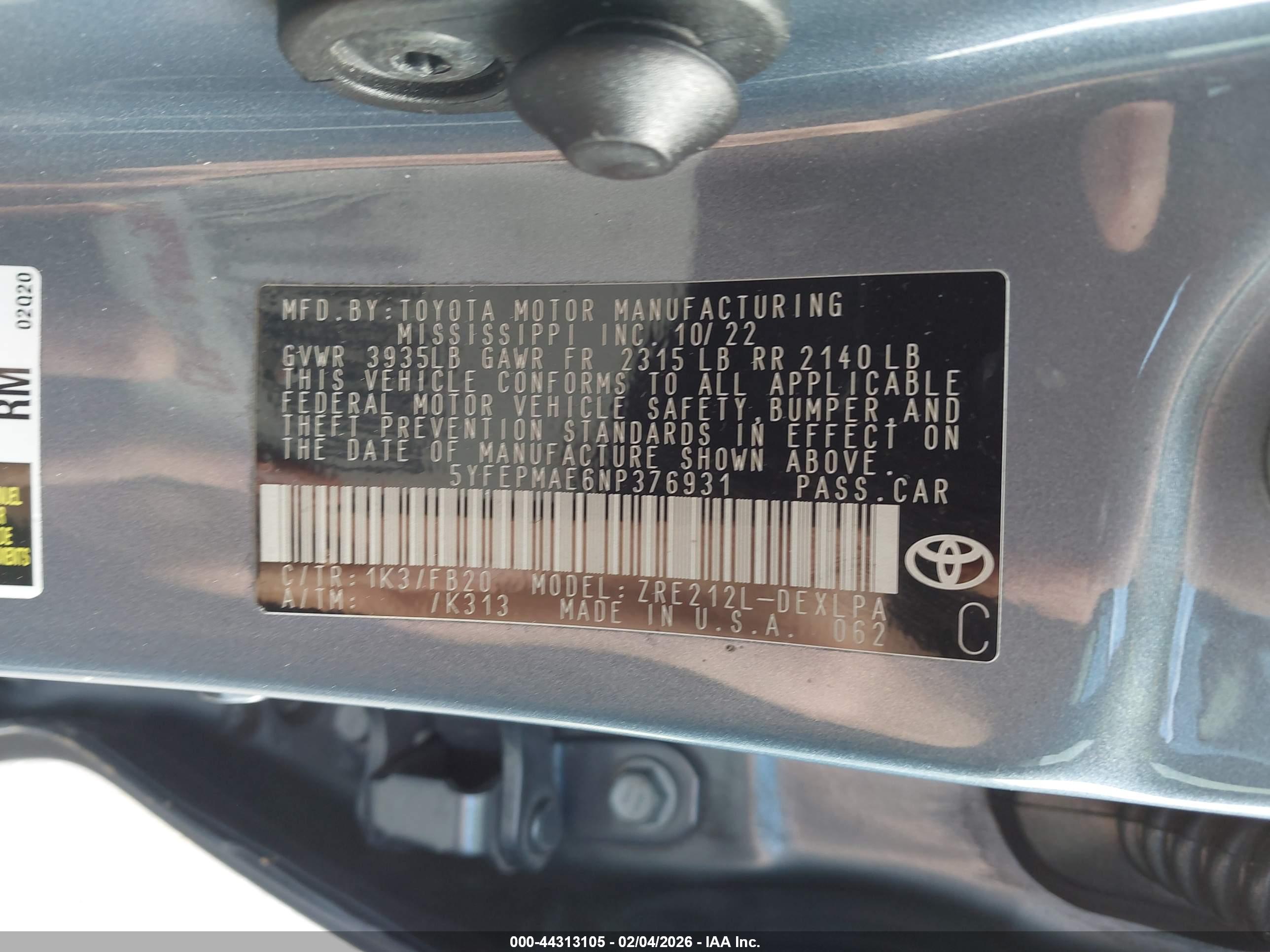 TOYOTA COROLLA image 9