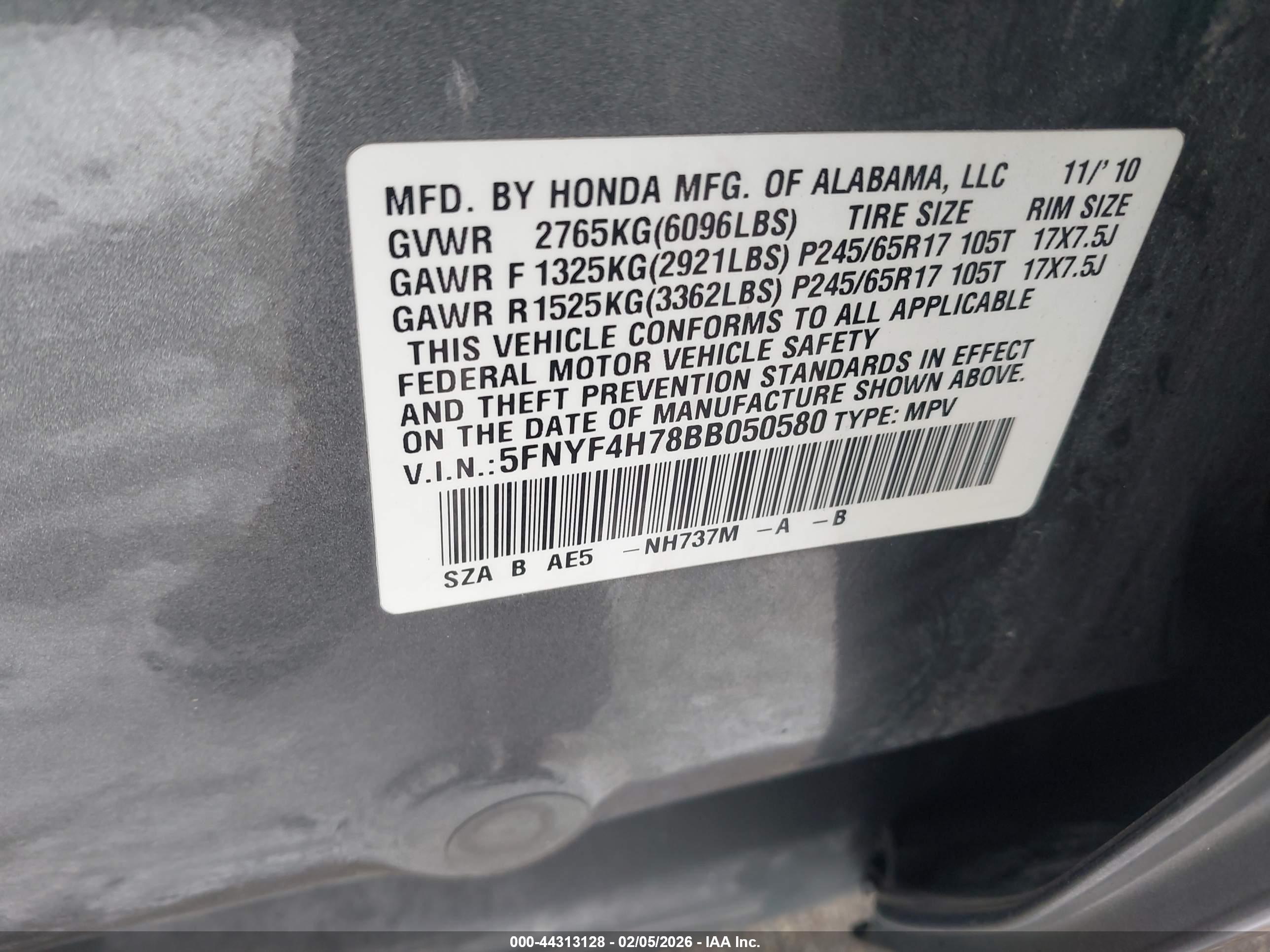 HONDA PILOT image 9