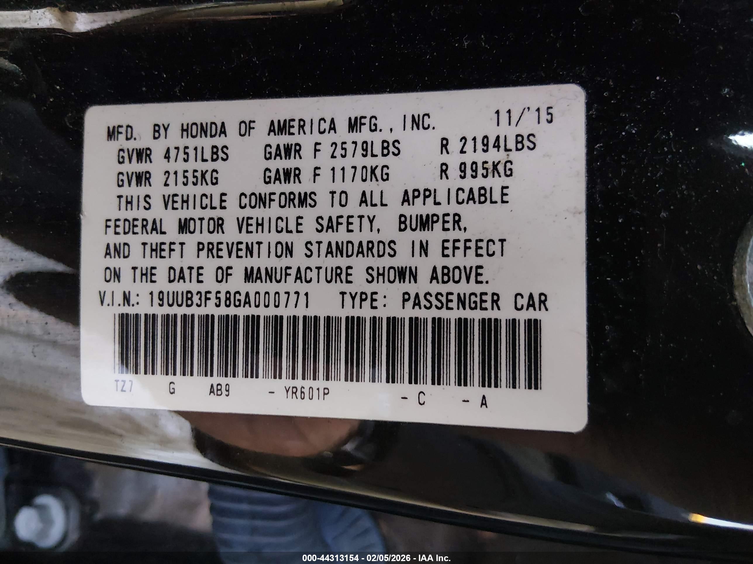 ACURA TLX image 9