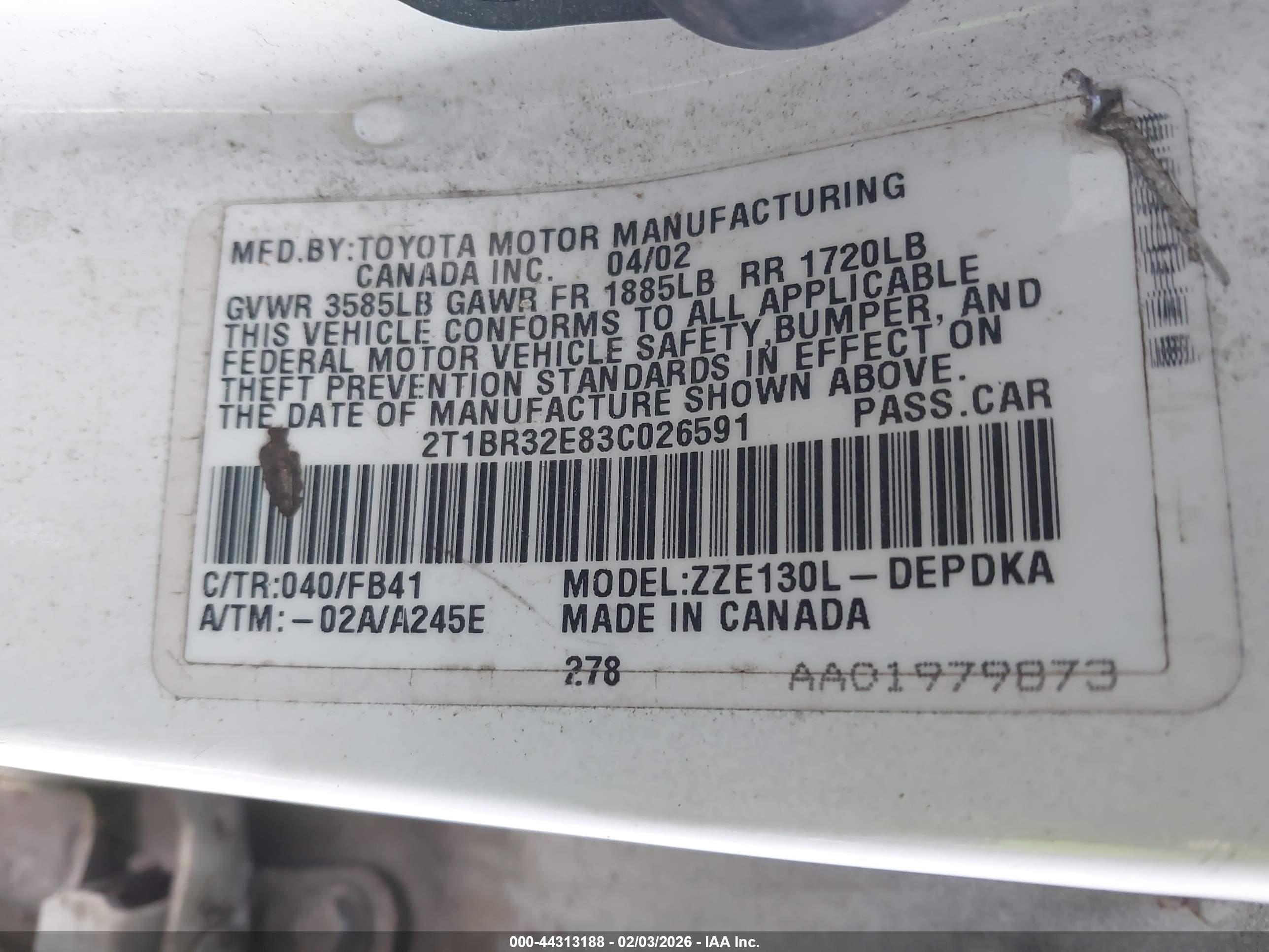 TOYOTA COROLLA image 9