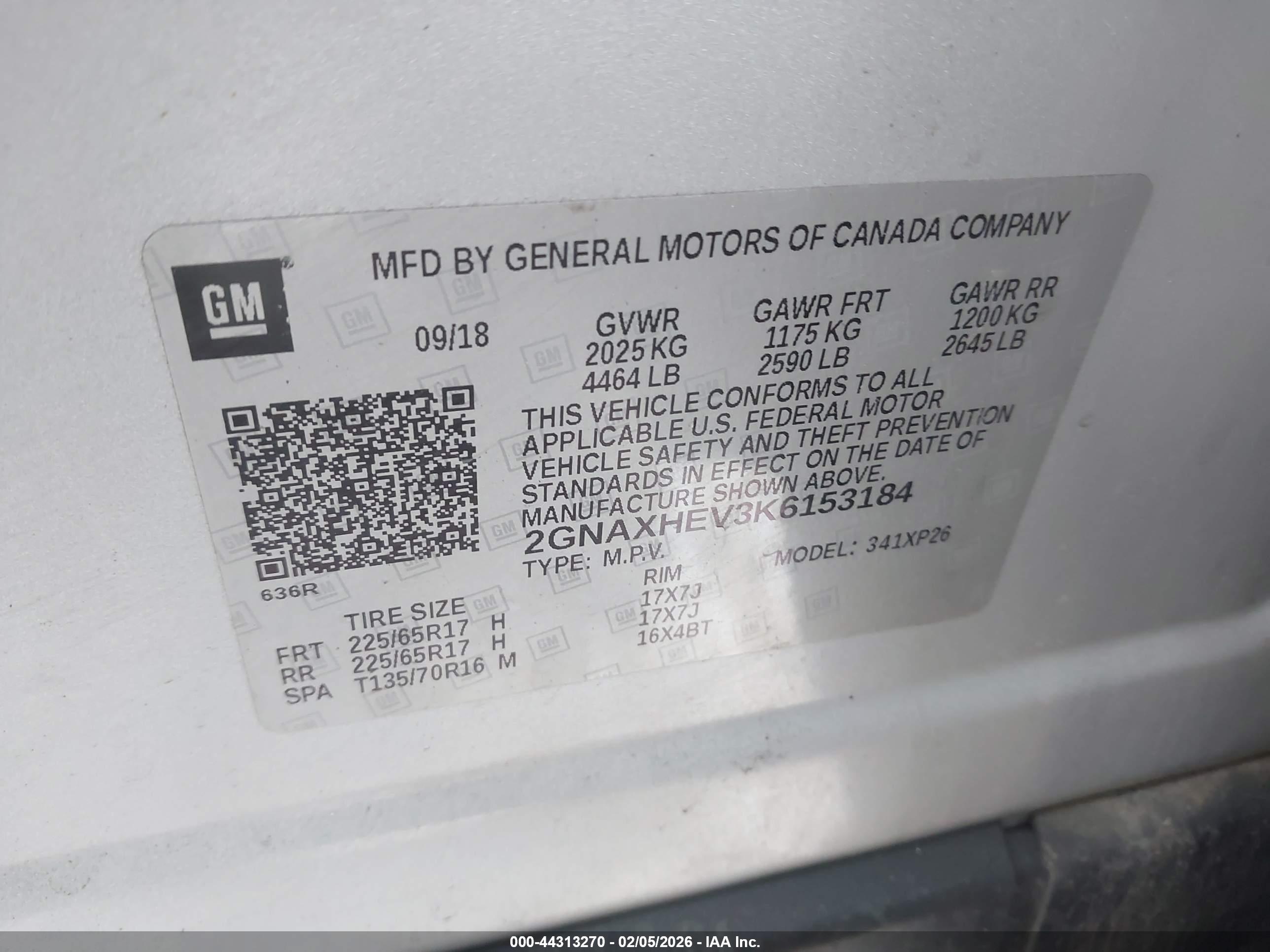 CHEVROLET EQUINOX image 9