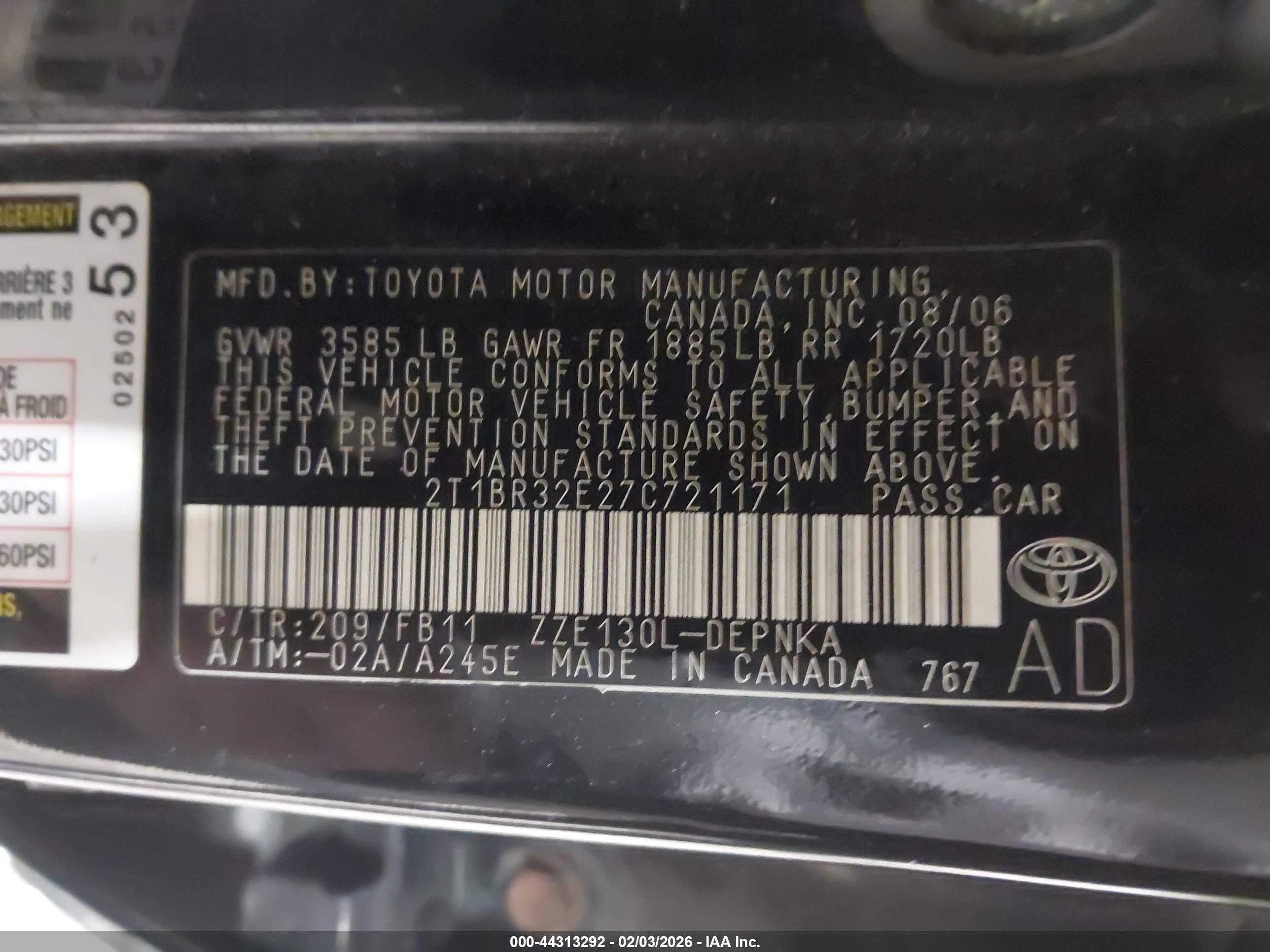 TOYOTA COROLLA image 9