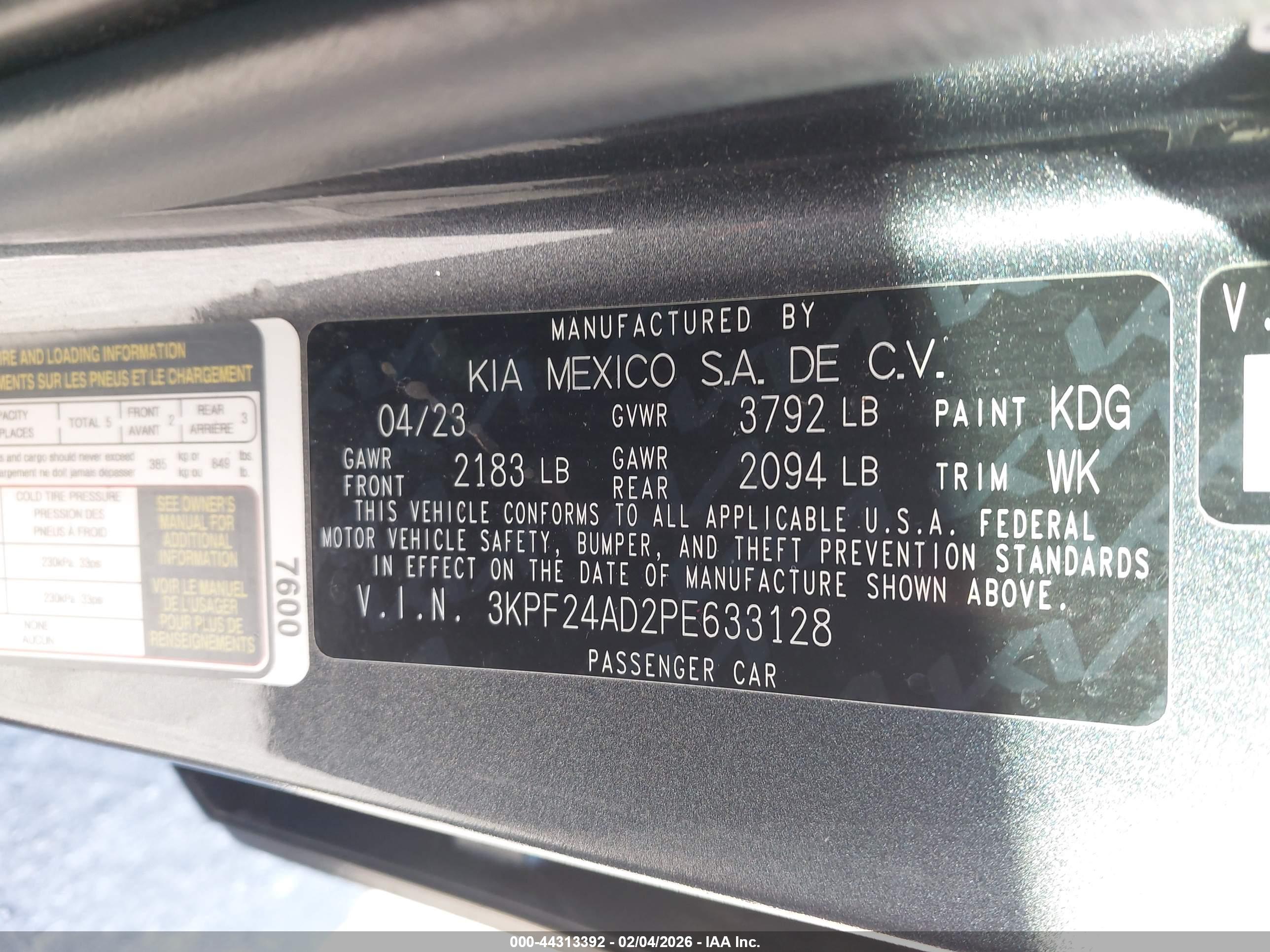 KIA FORTE image 9