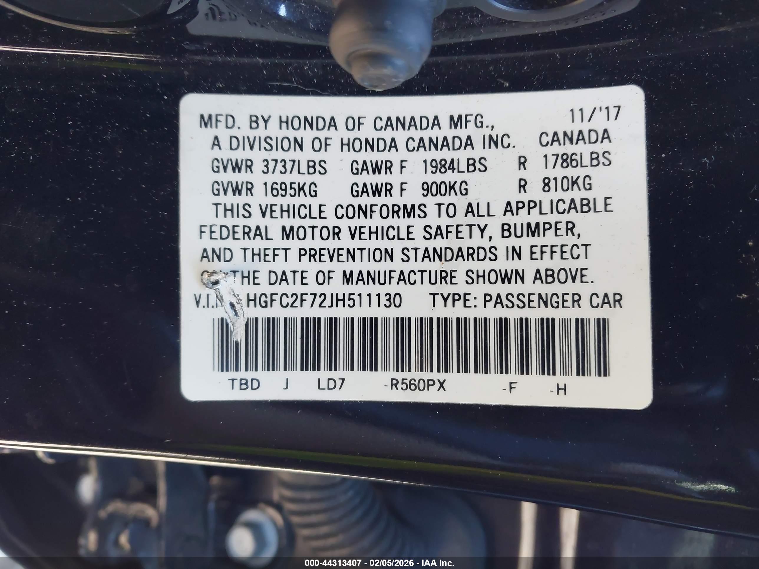 HONDA CIVIC image 9