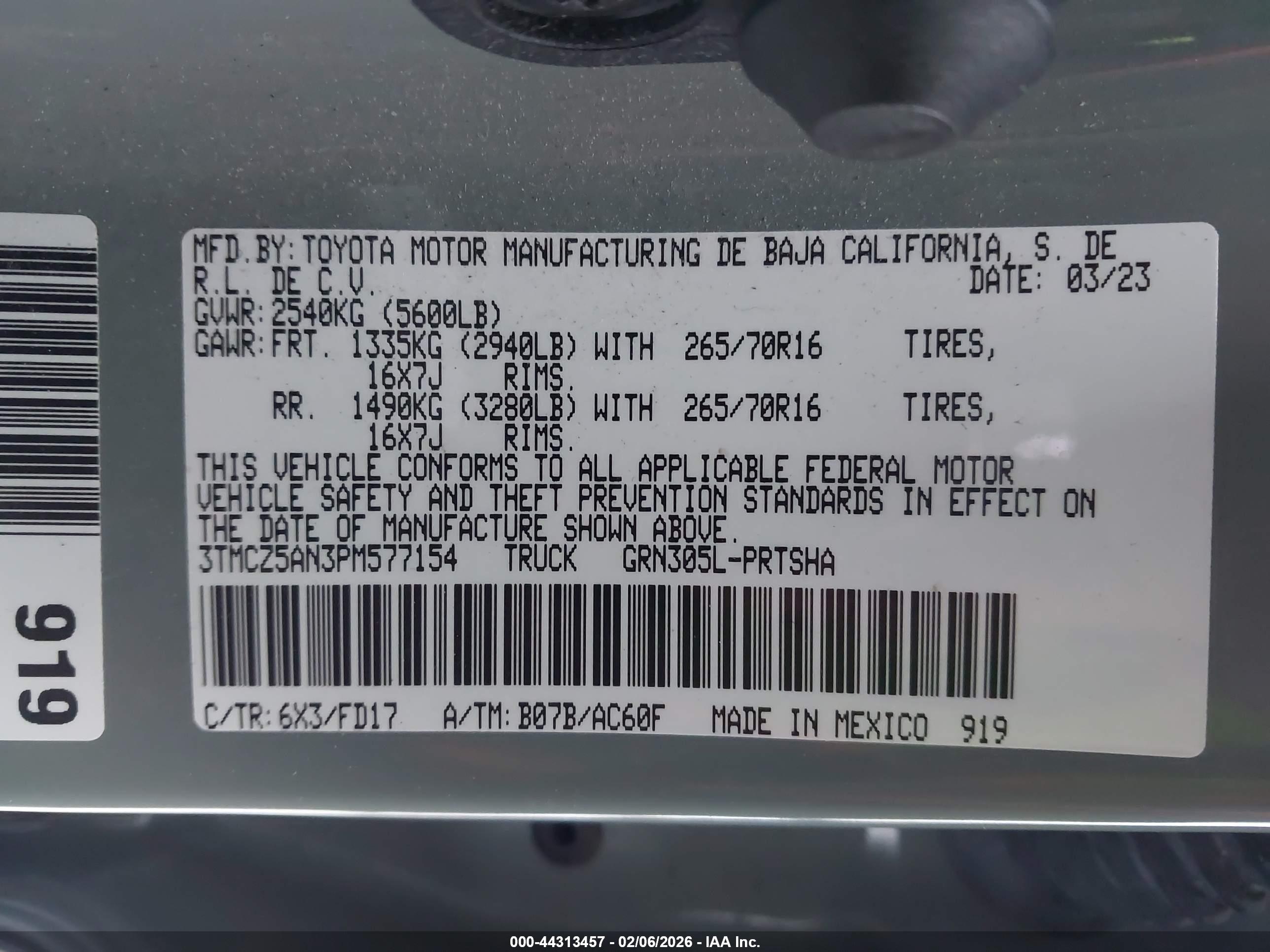 TOYOTA TACOMA image 9