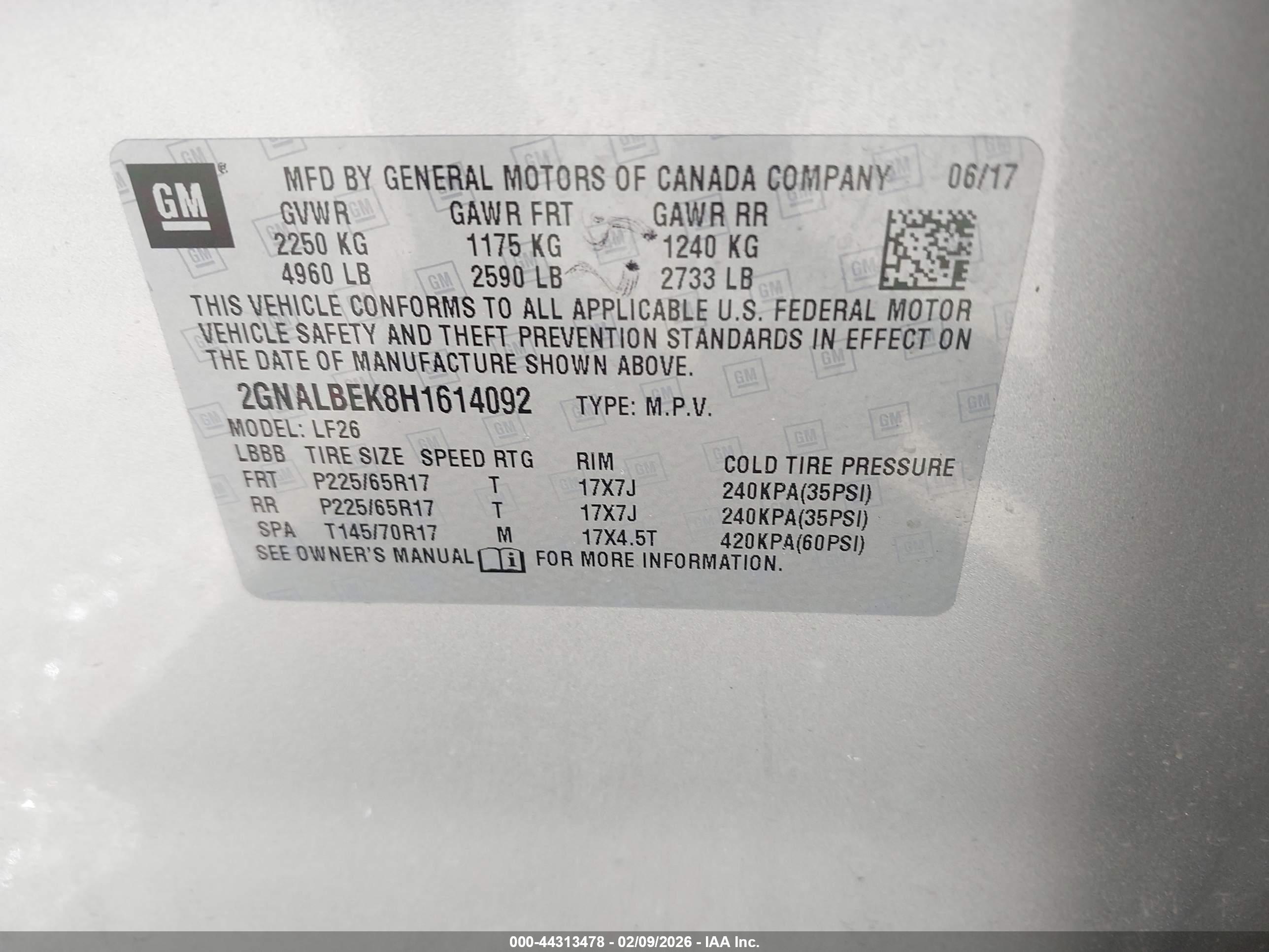 CHEVROLET EQUINOX image 9