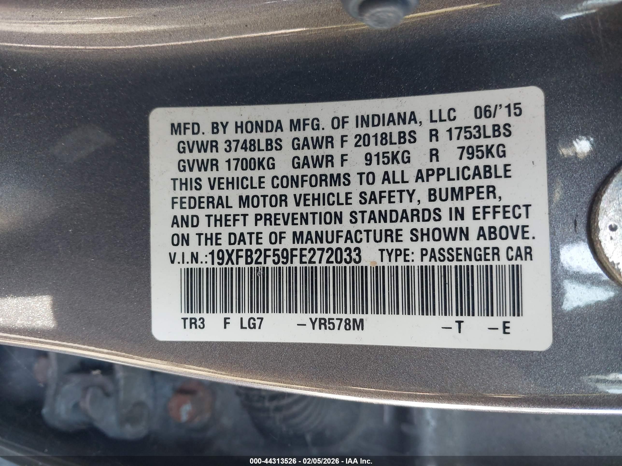 HONDA CIVIC image 9