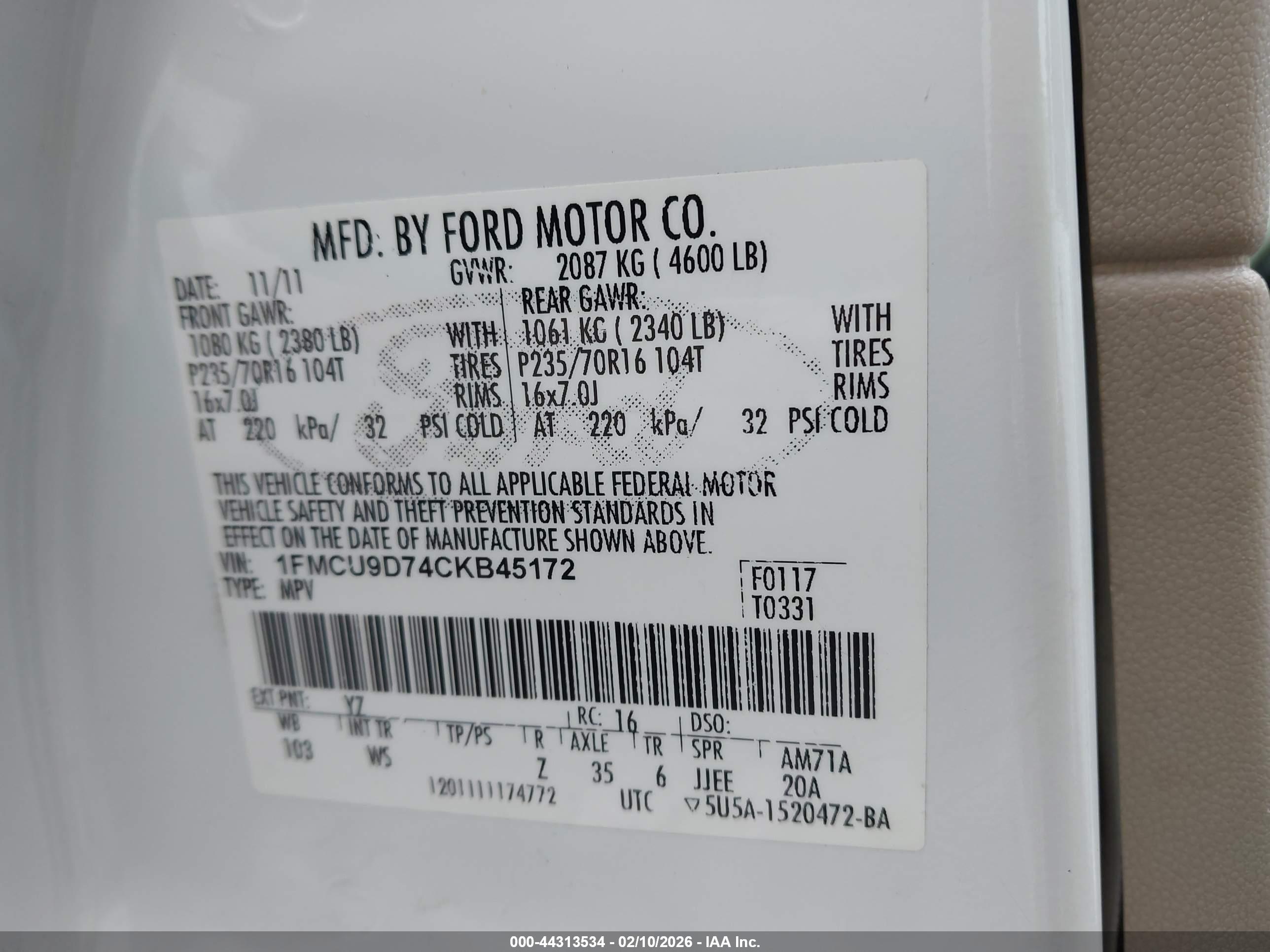 FORD ESCAPE image 9