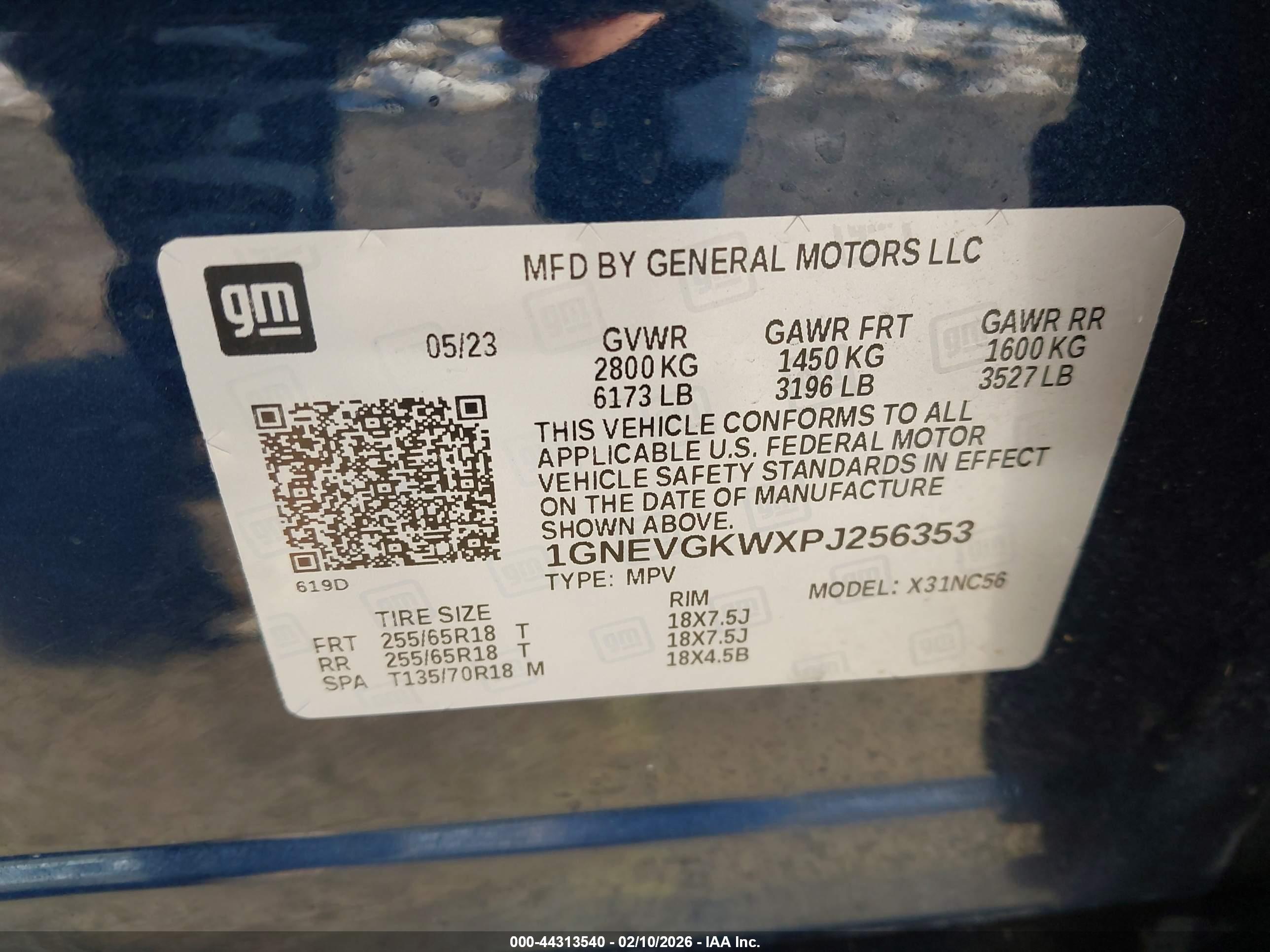 CHEVROLET TRAVERSE image 9