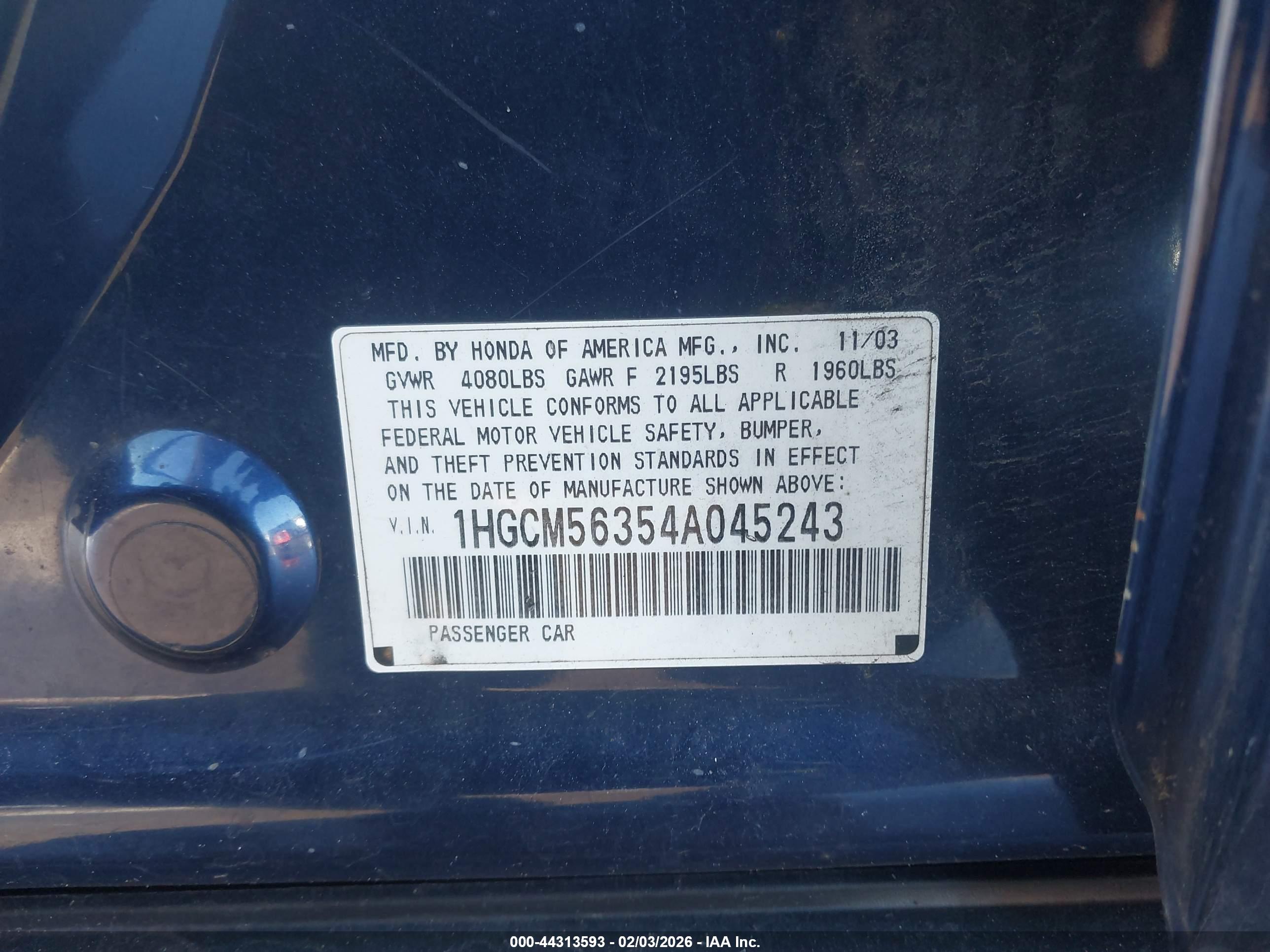 HONDA ACCORD image 9