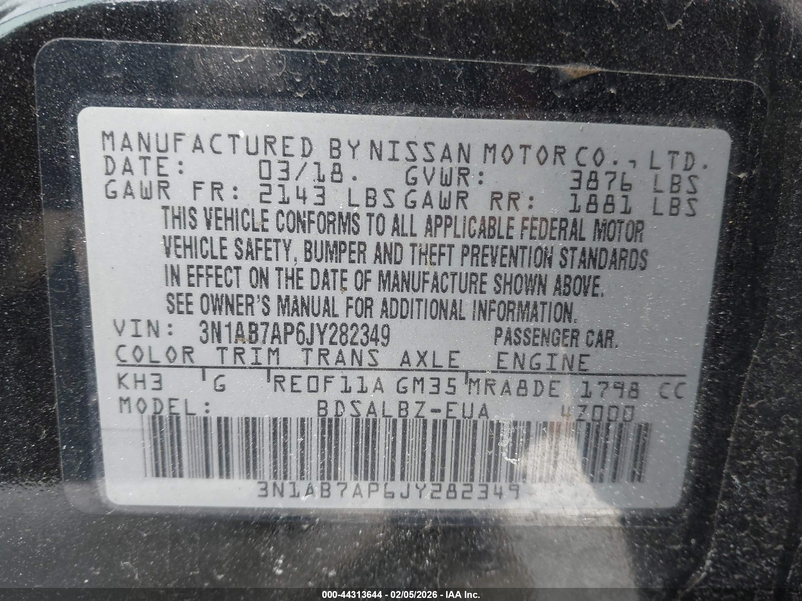 NISSAN SENTRA image 9