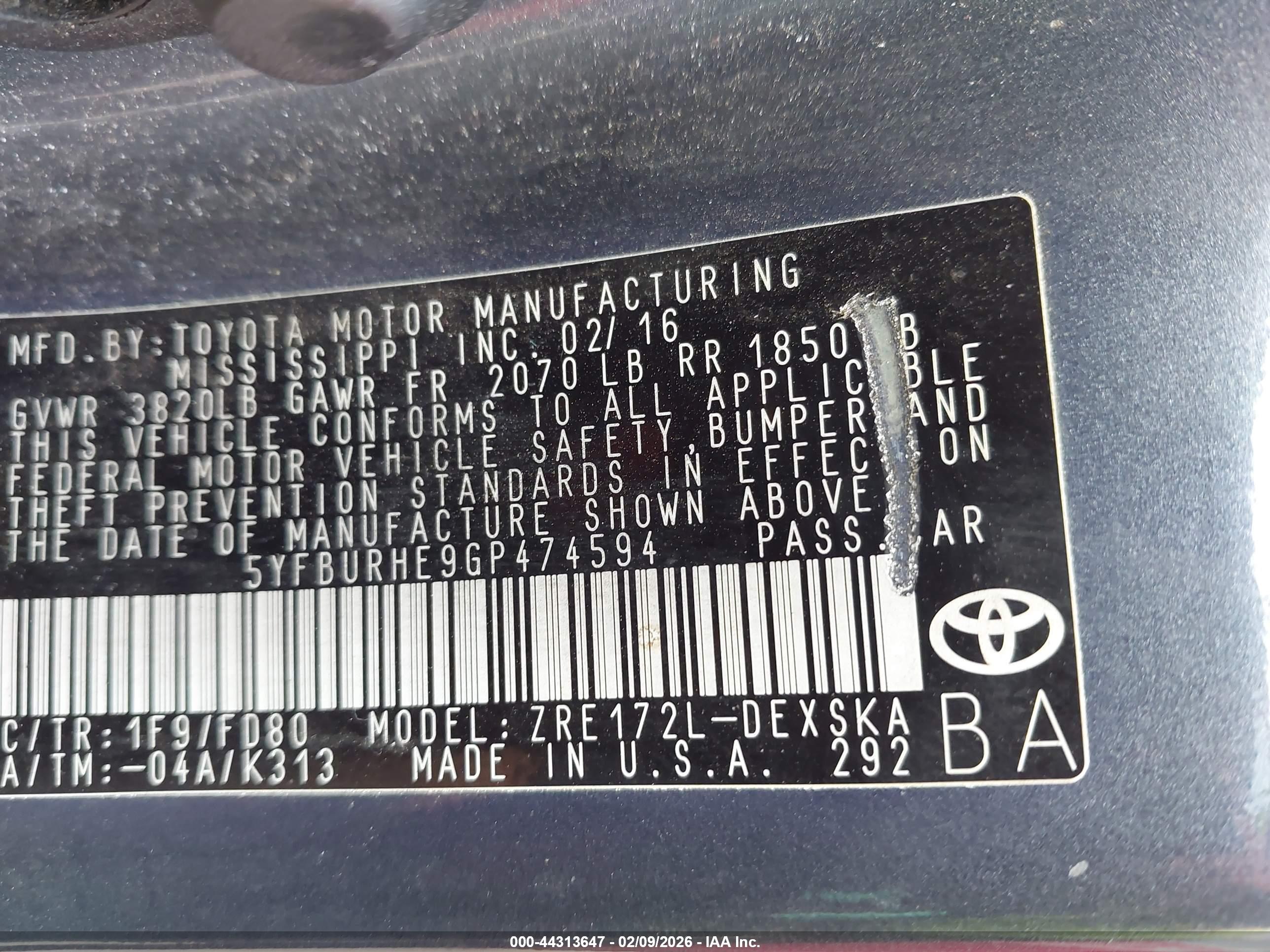TOYOTA COROLLA image 9