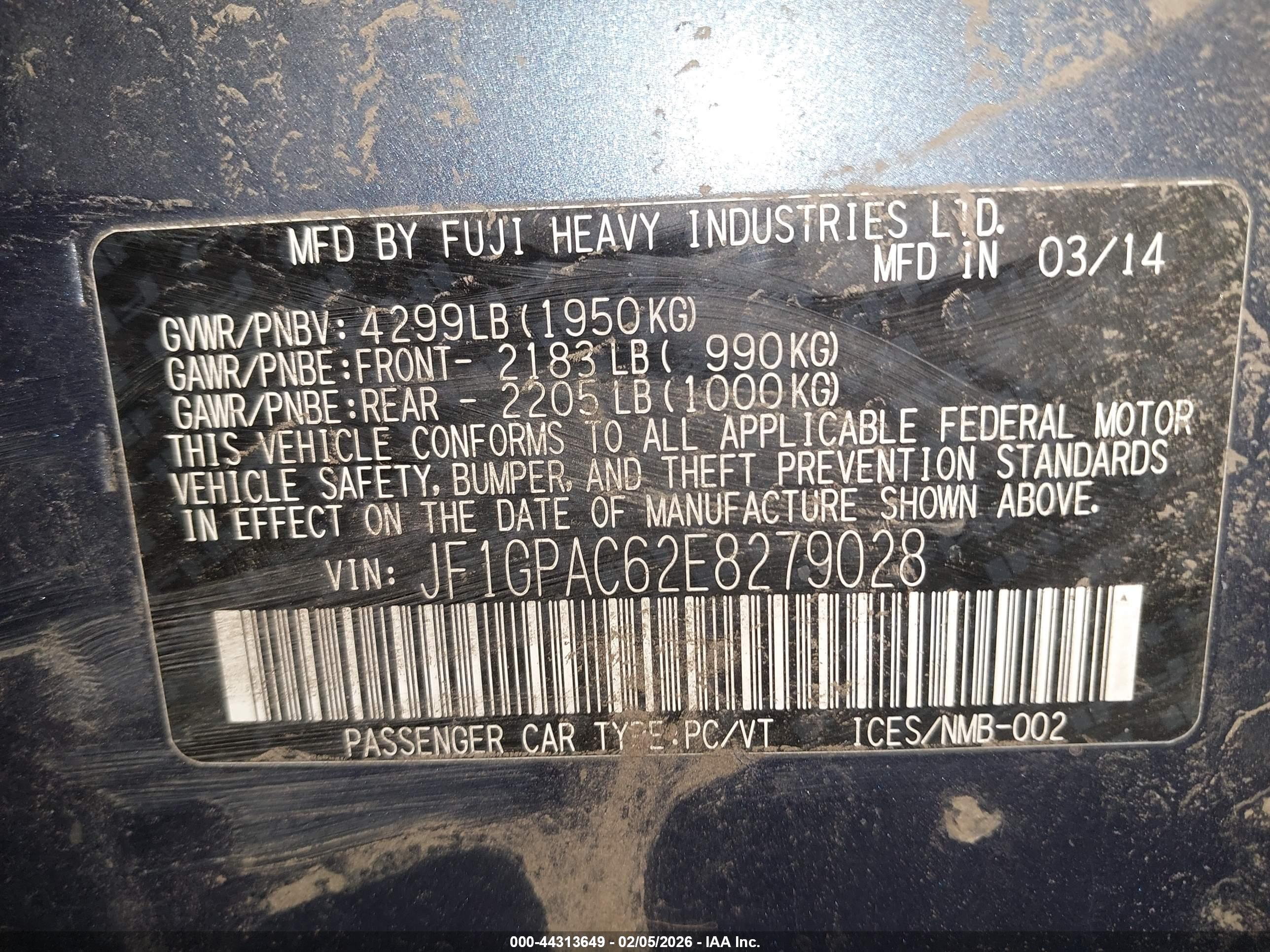 SUBARU IMPREZA image 9
