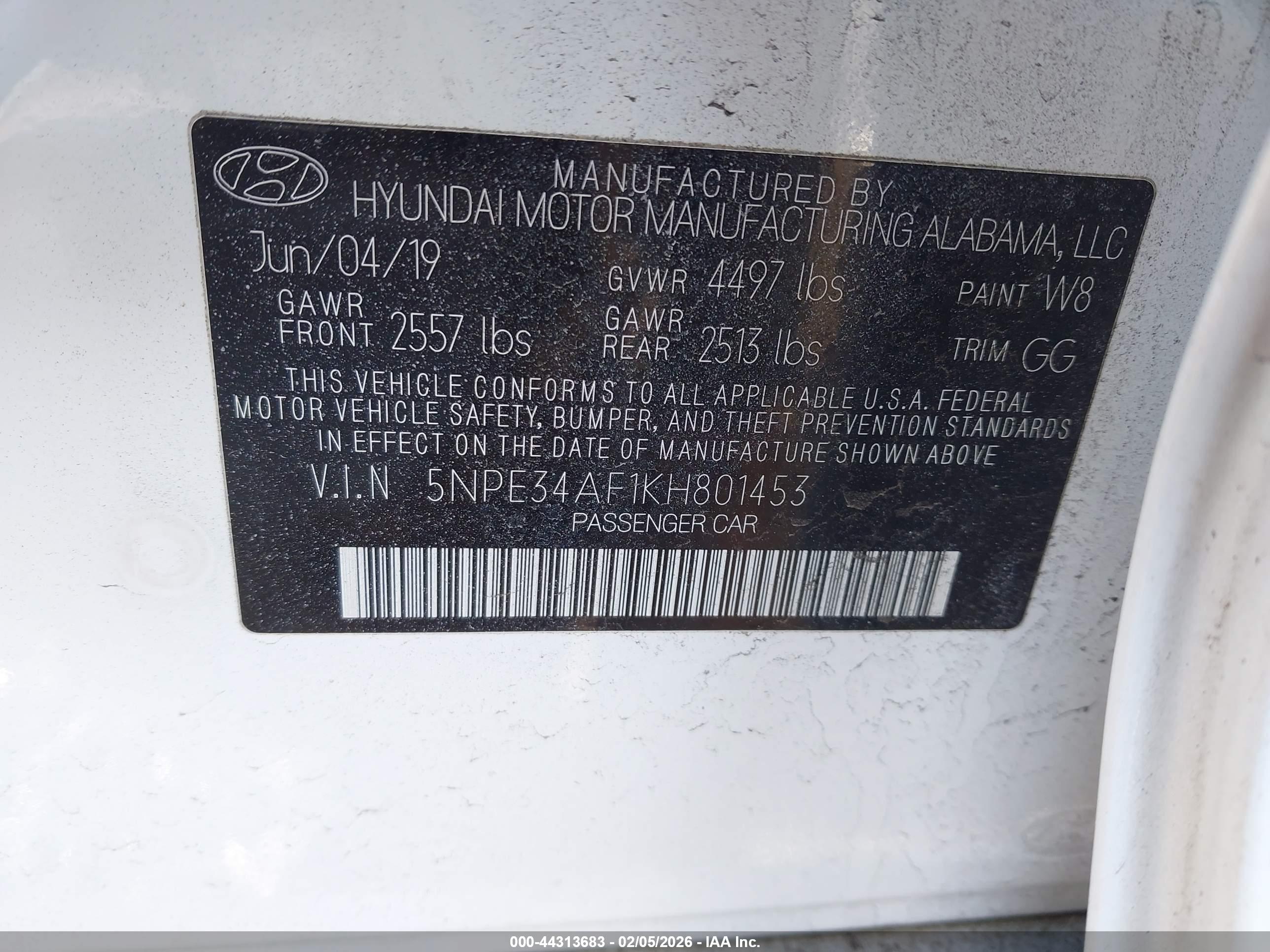 HYUNDAI SONATA image 9