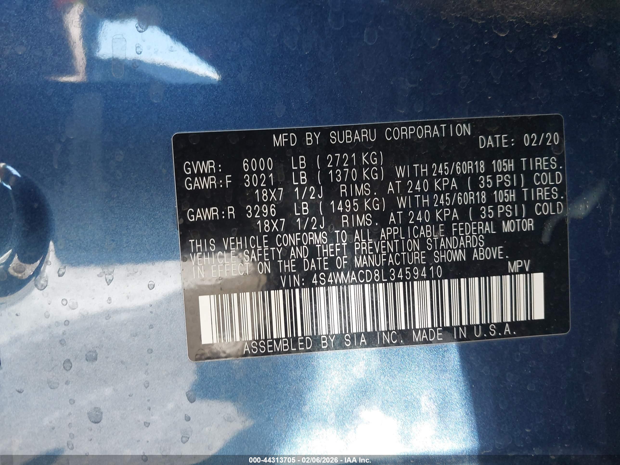 SUBARU ASCENT image 9