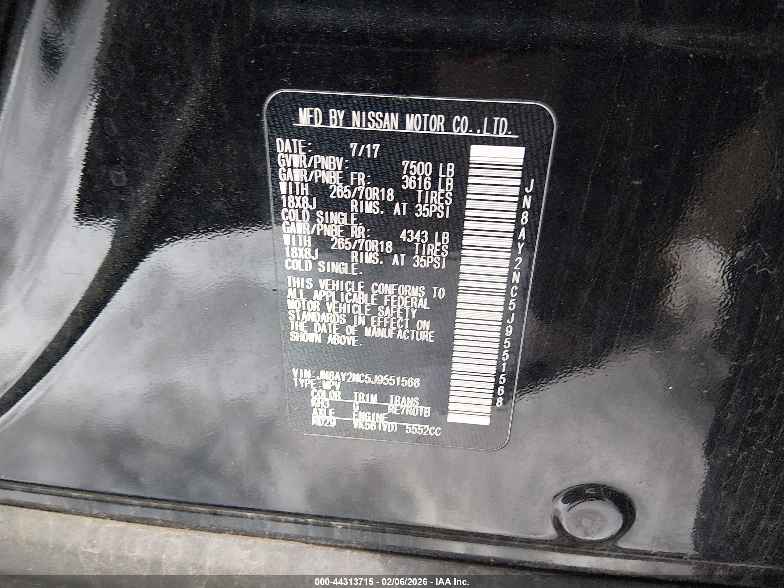 NISSAN ARMADA image 9