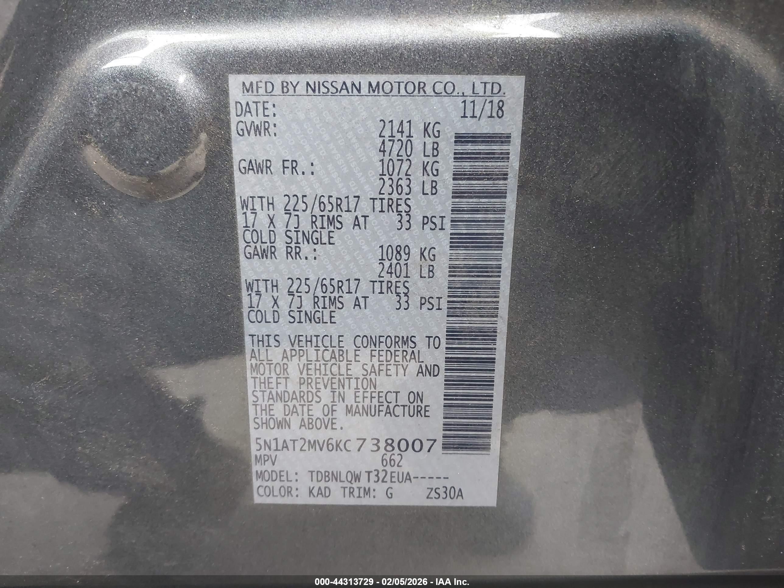 NISSAN ROGUE image 9