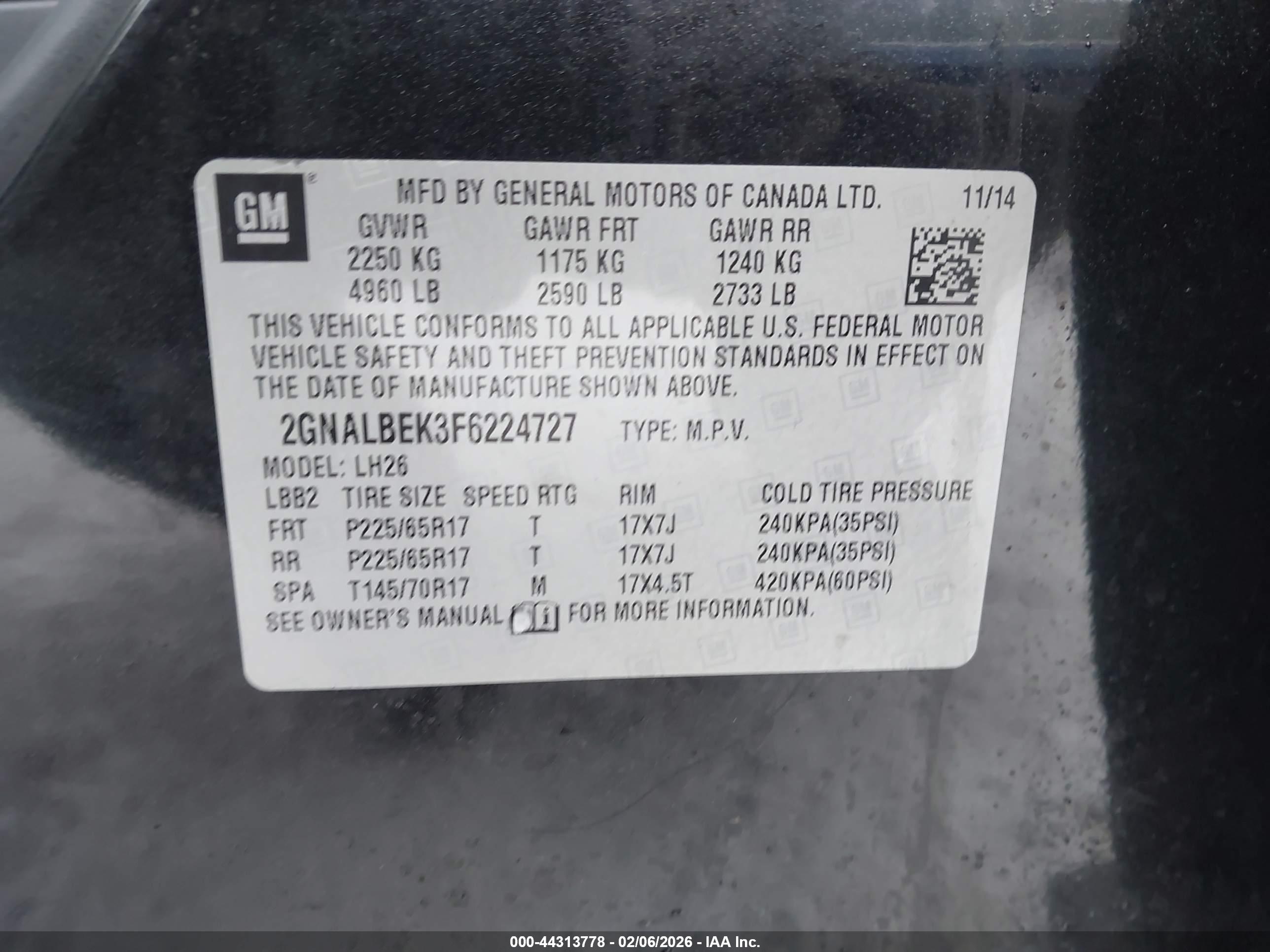 CHEVROLET EQUINOX image 9