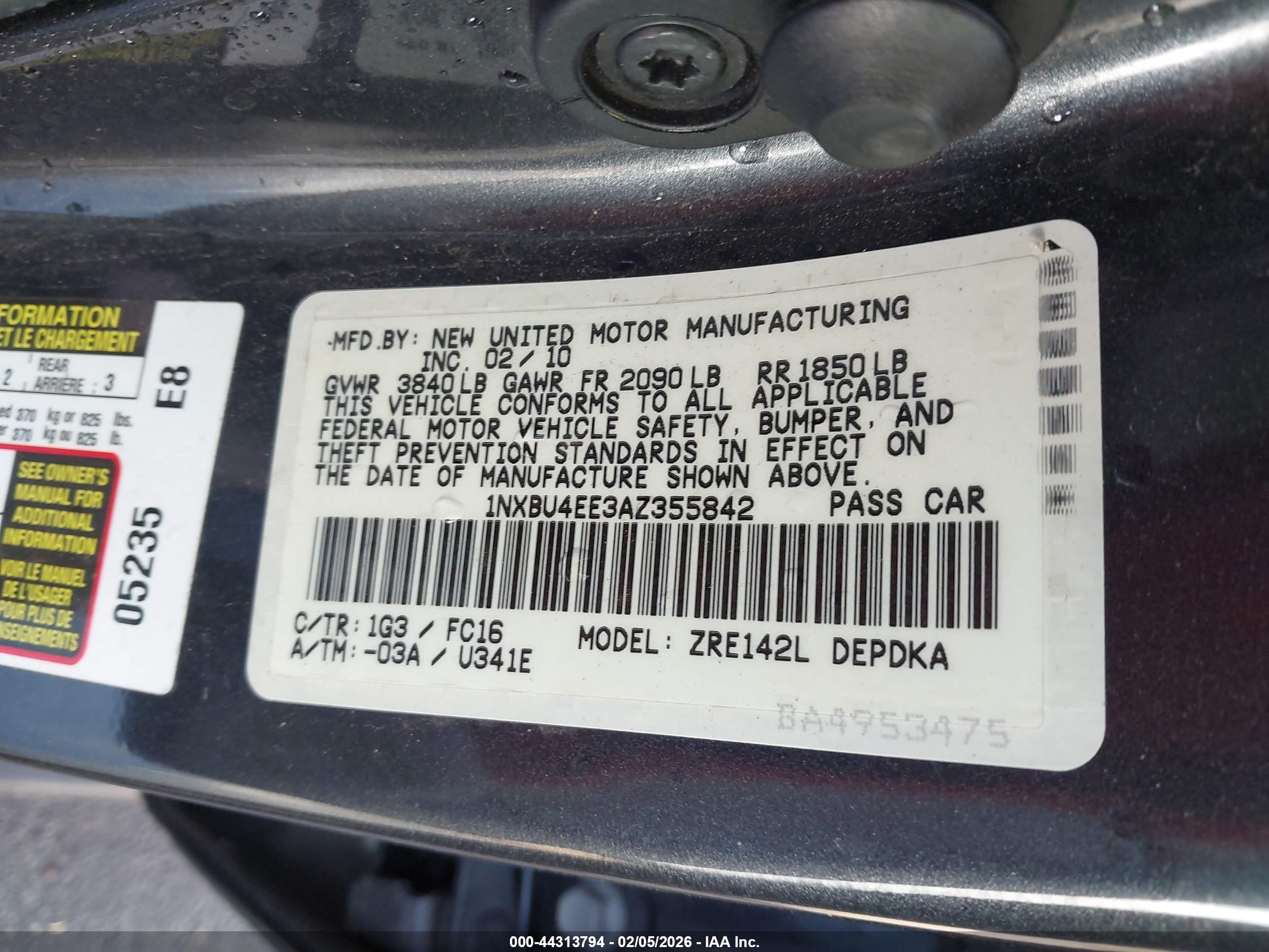 TOYOTA COROLLA image 9