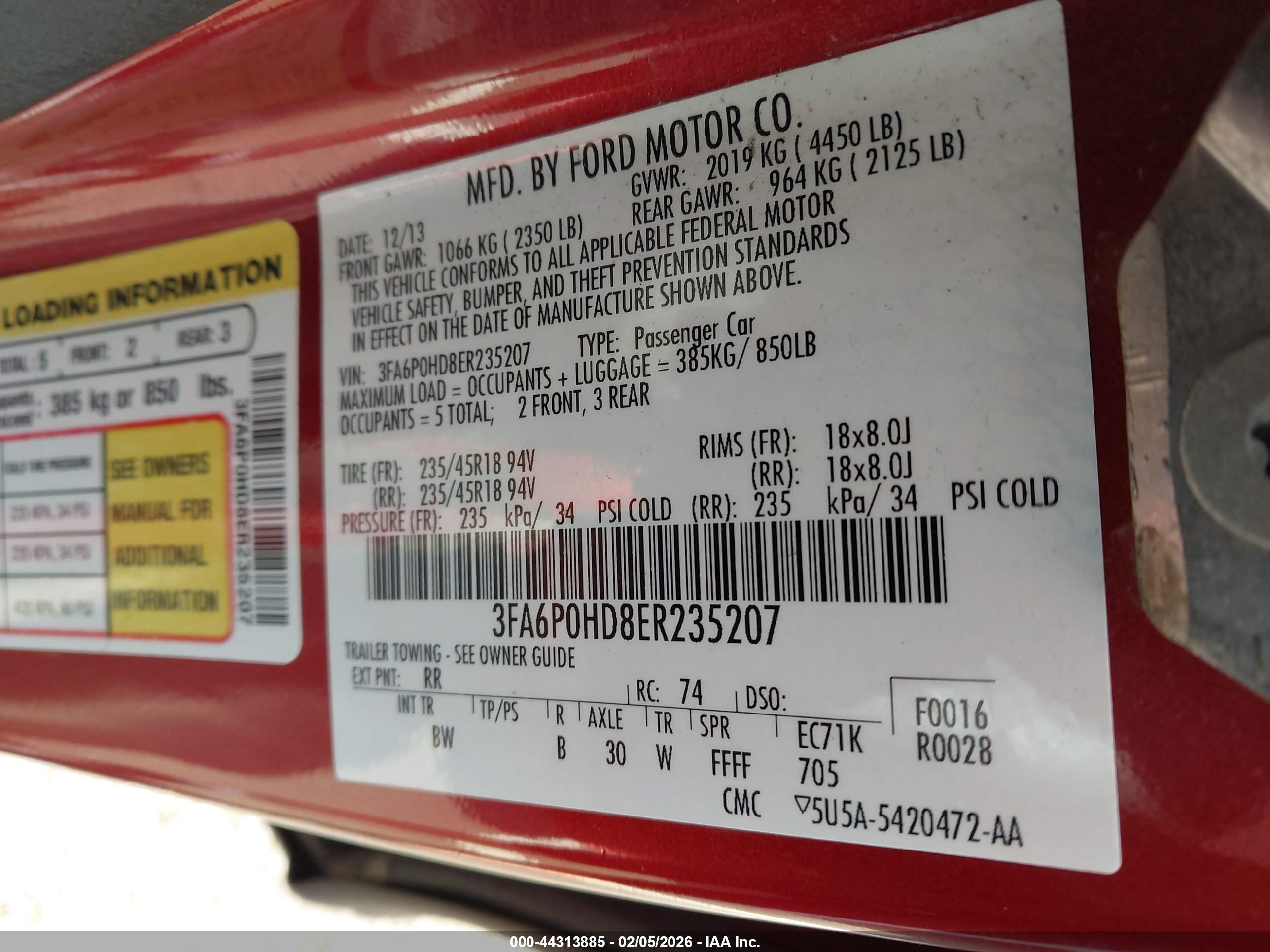 FORD FUSION image 9