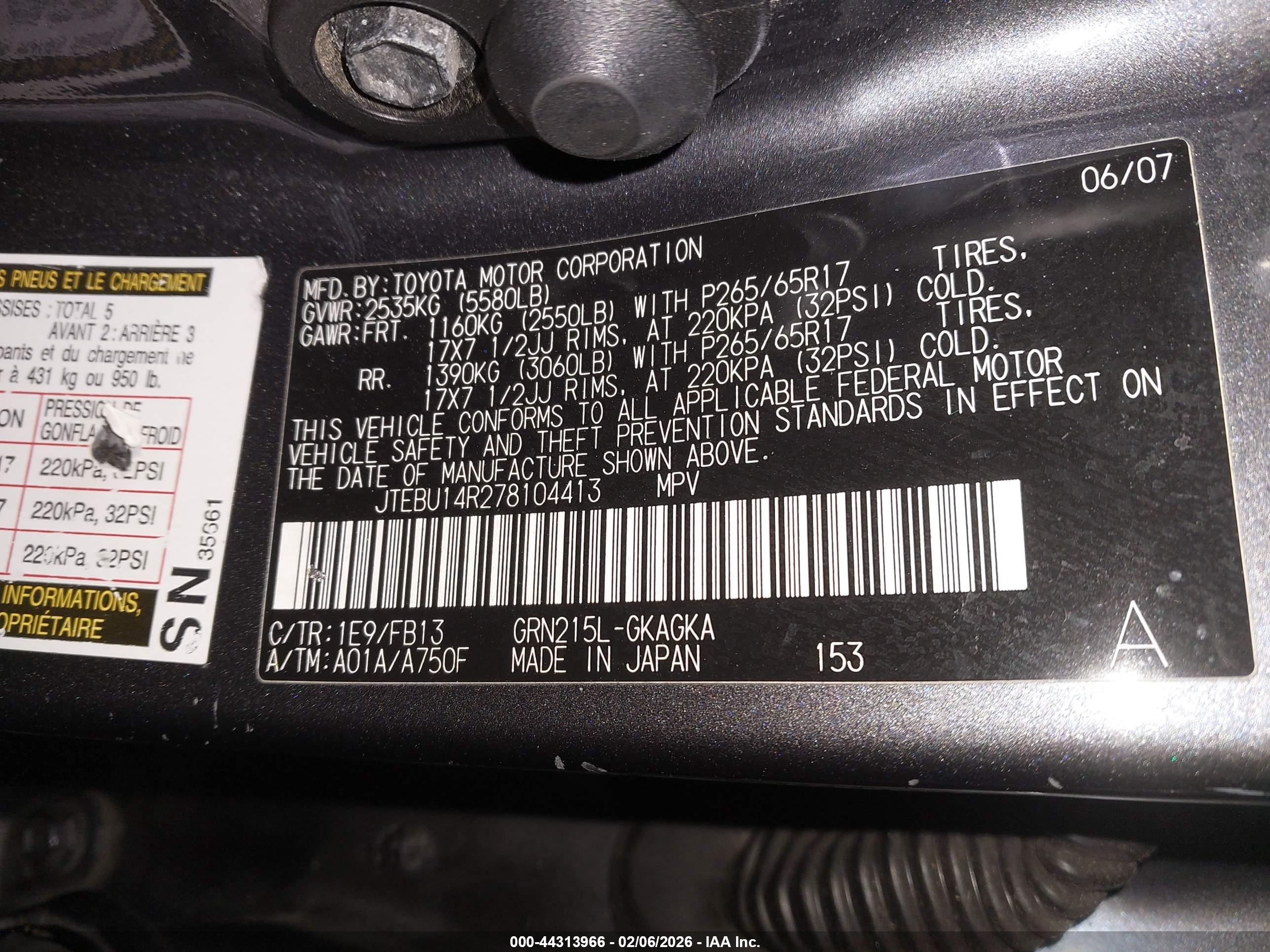 TOYOTA 4RUNNER image 9