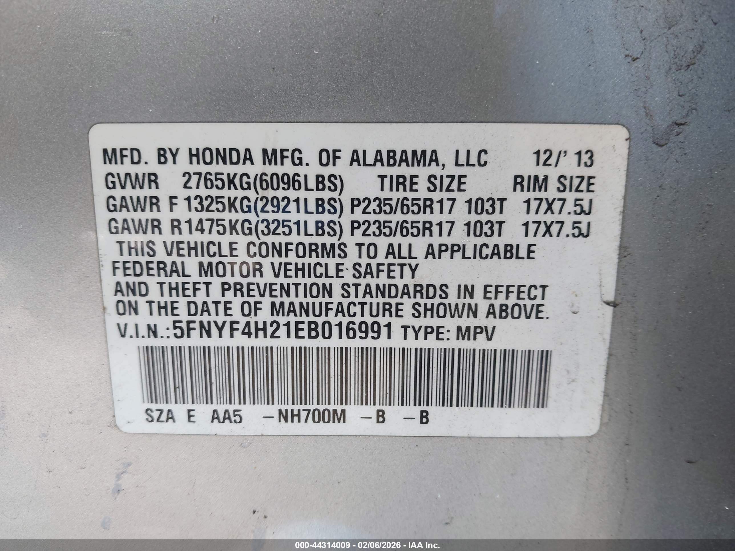 HONDA PILOT image 9