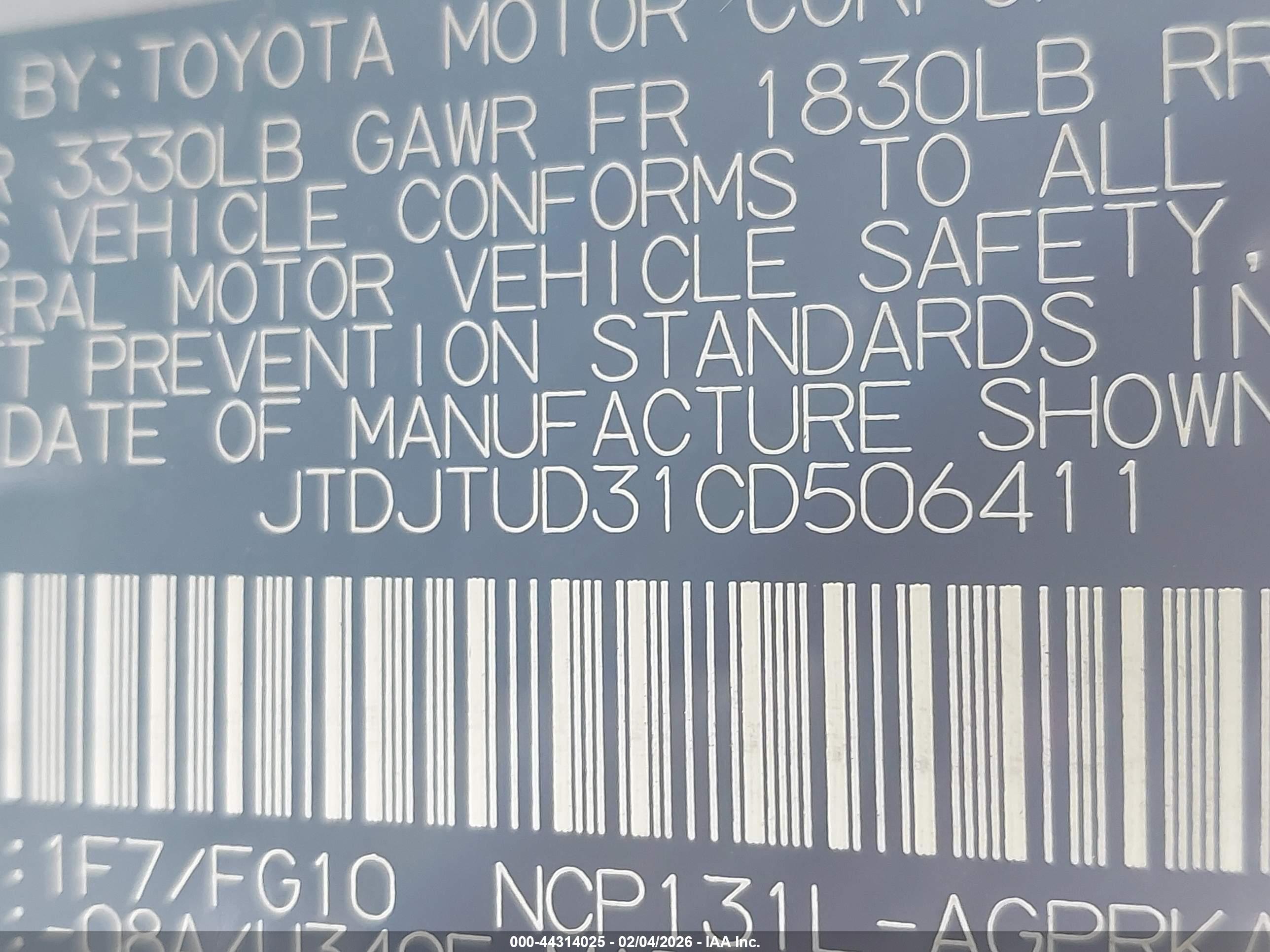 TOYOTA YARIS image 9