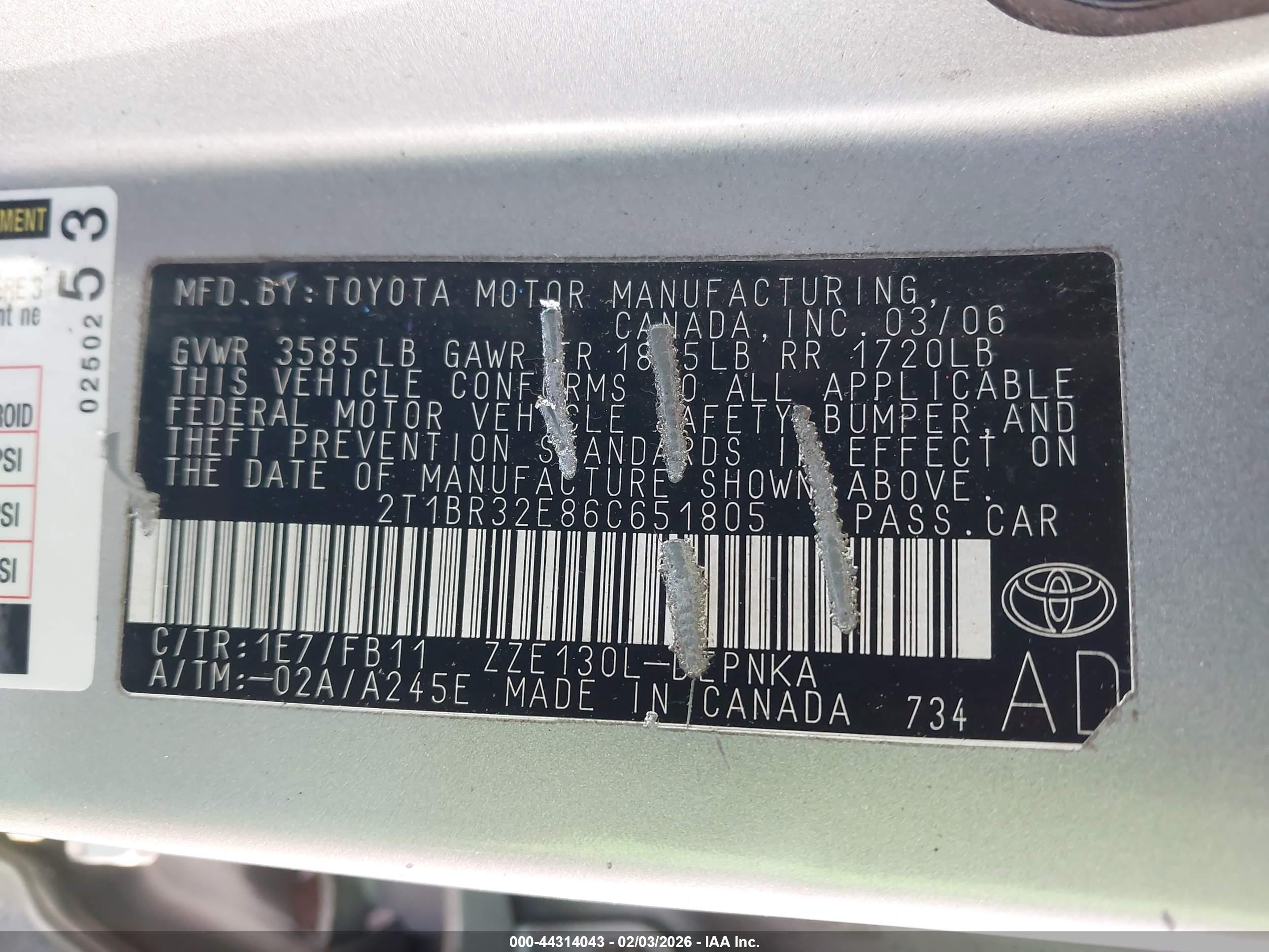 TOYOTA COROLLA image 9