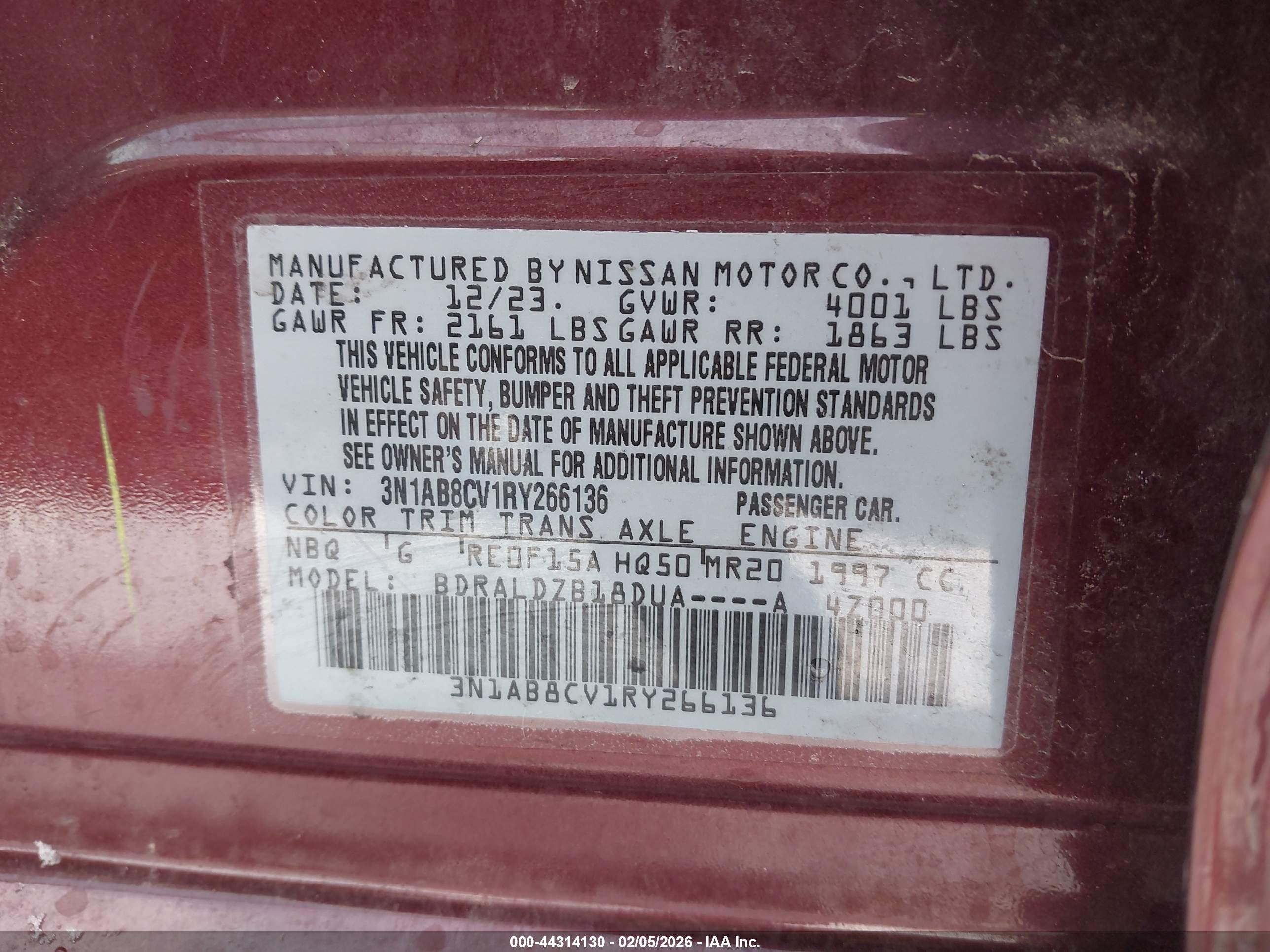 NISSAN SENTRA image 9
