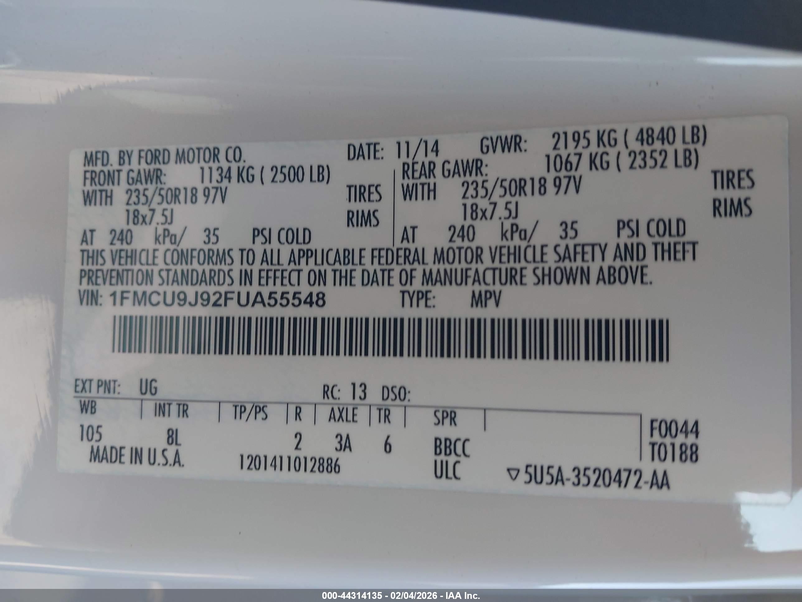 FORD ESCAPE image 9