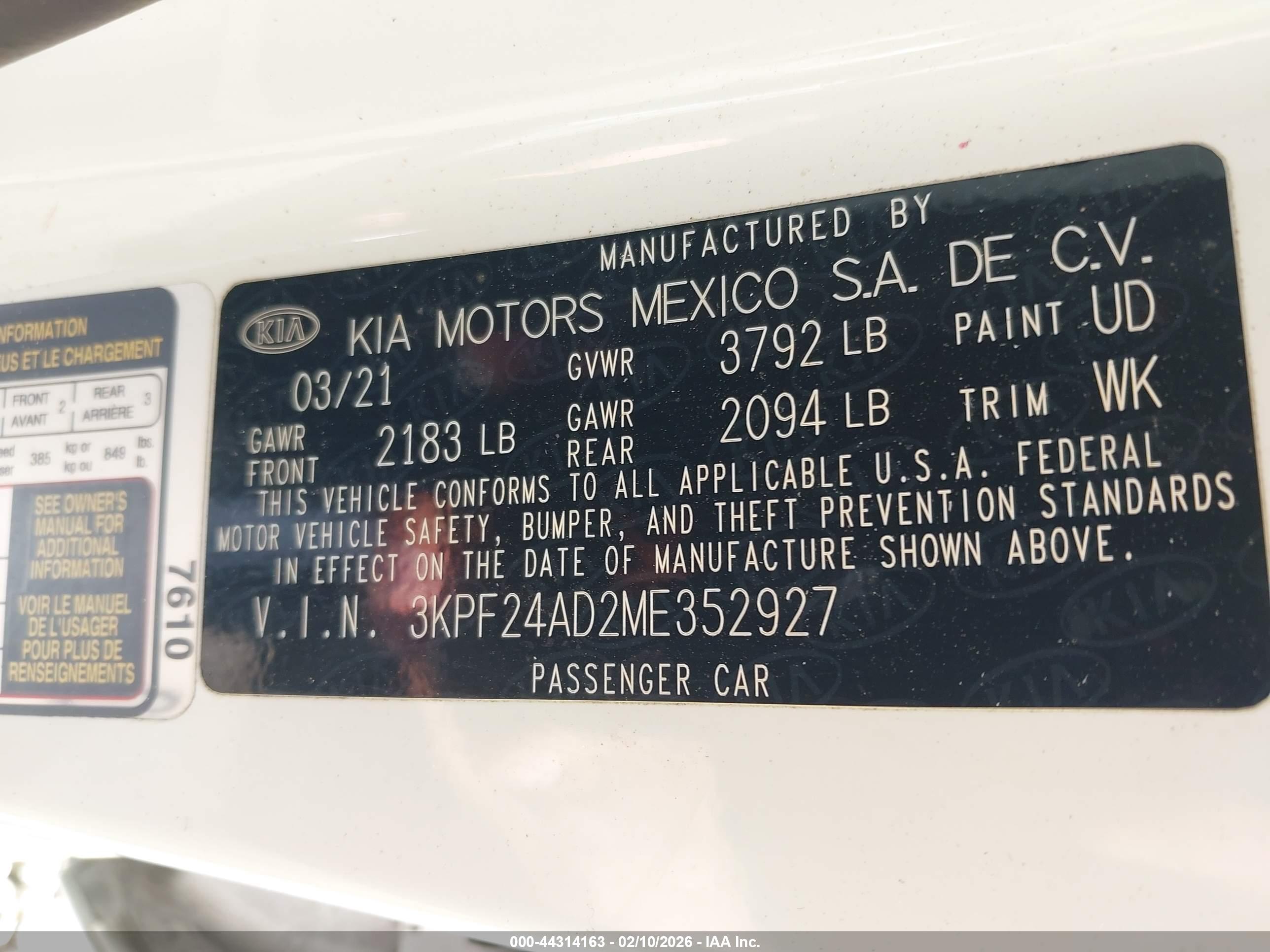 KIA FORTE image 9