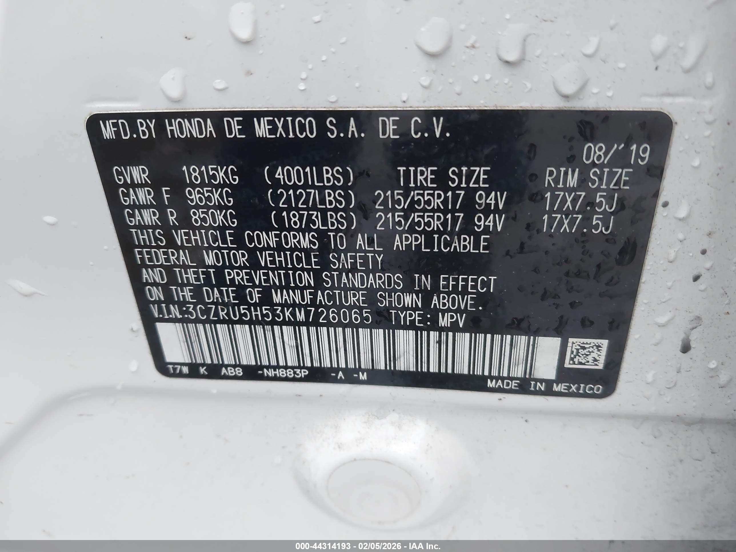 HONDA HR-V image 9