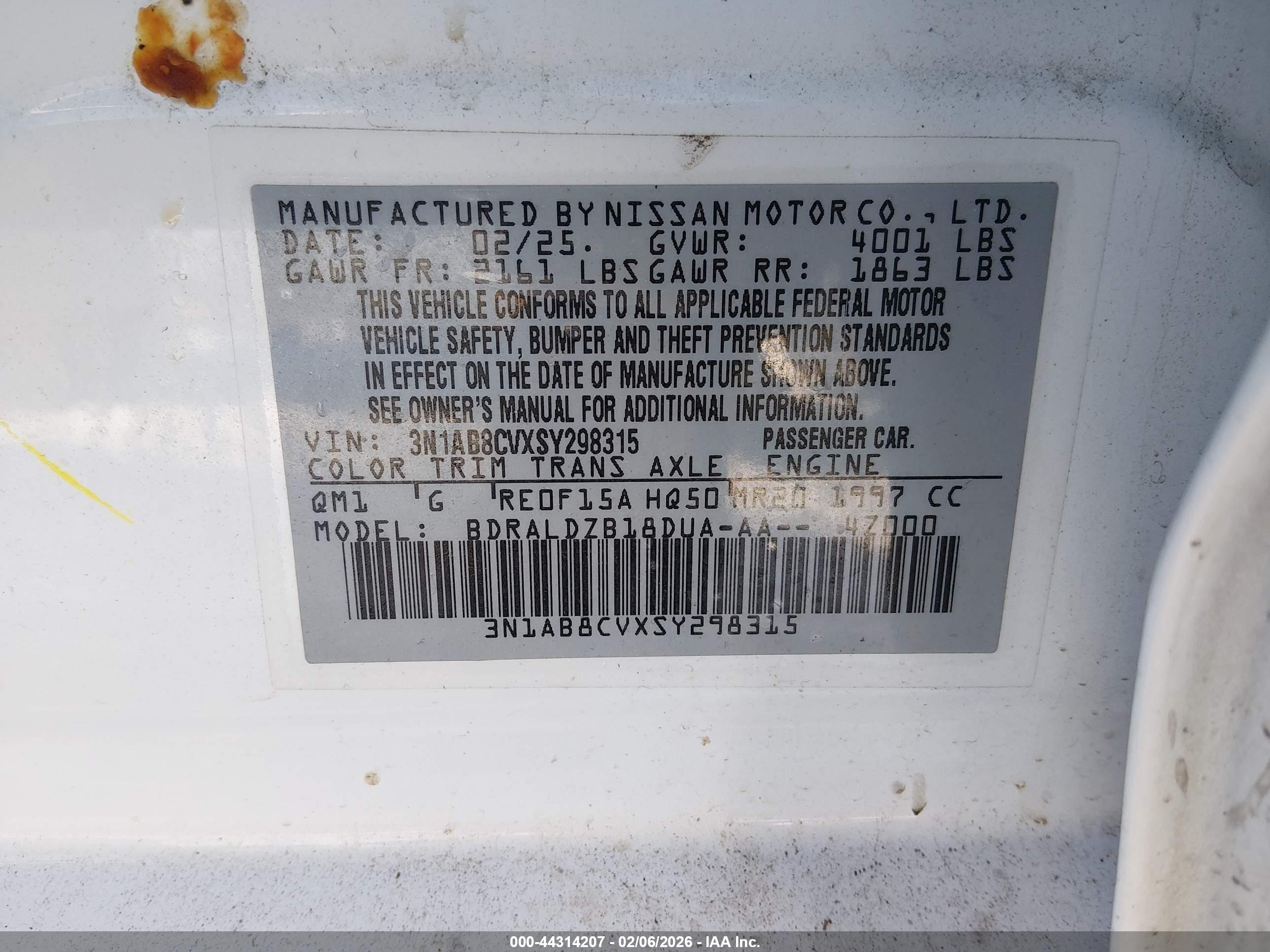 NISSAN SENTRA image 9