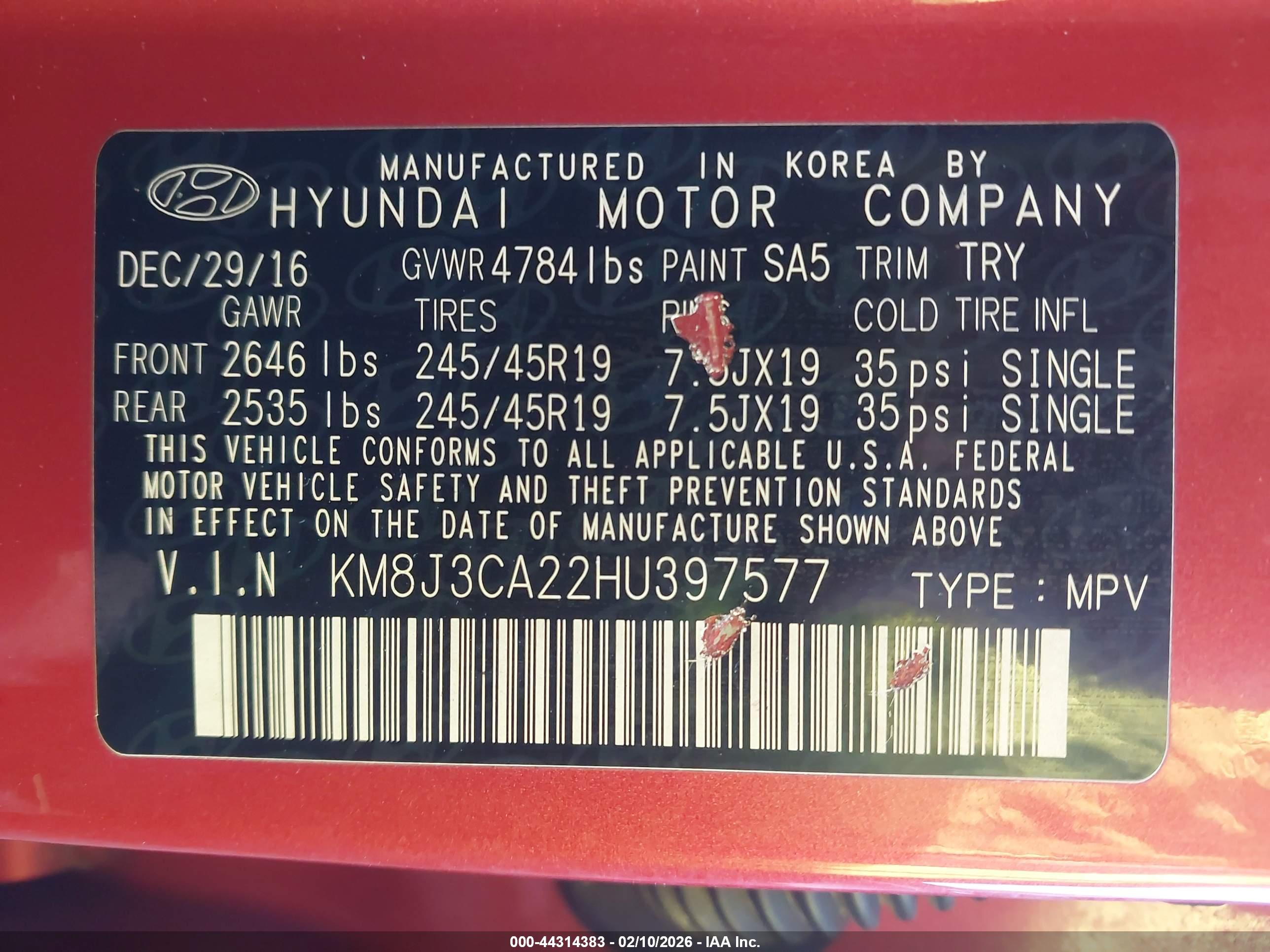 HYUNDAI TUCSON image 9
