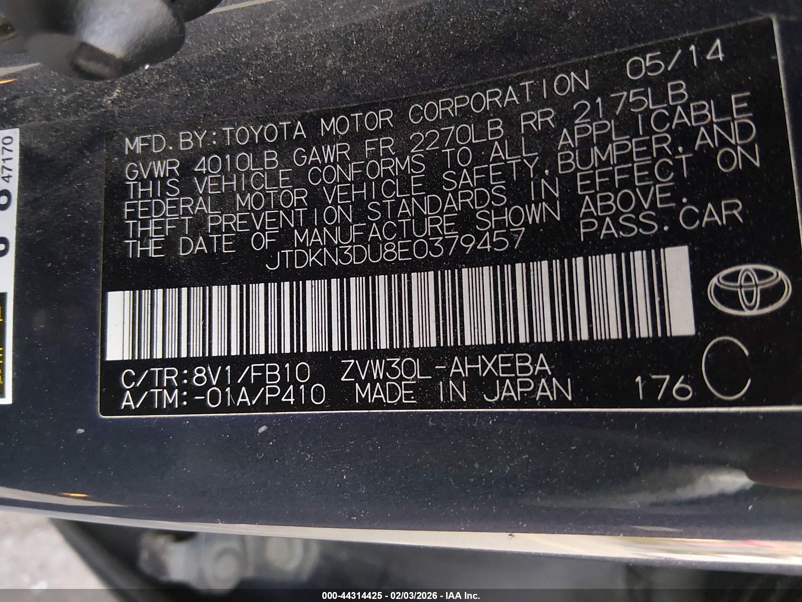 TOYOTA PRIUS image 9
