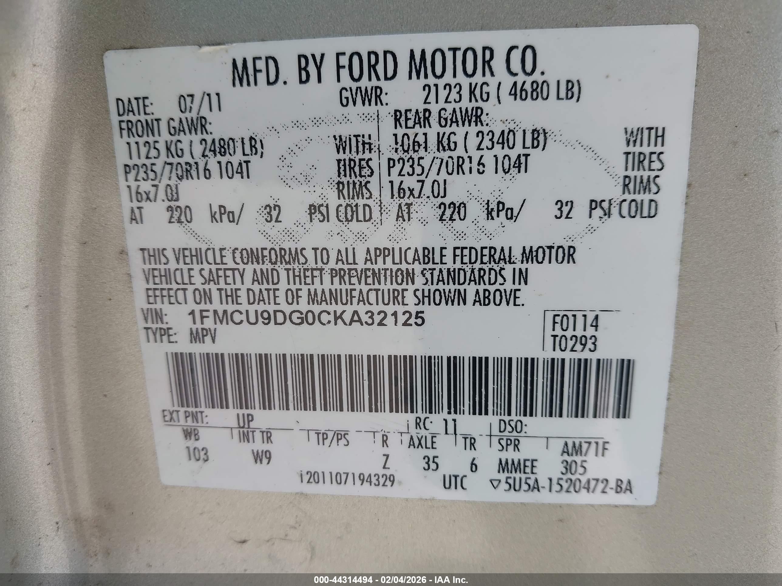 FORD ESCAPE image 9